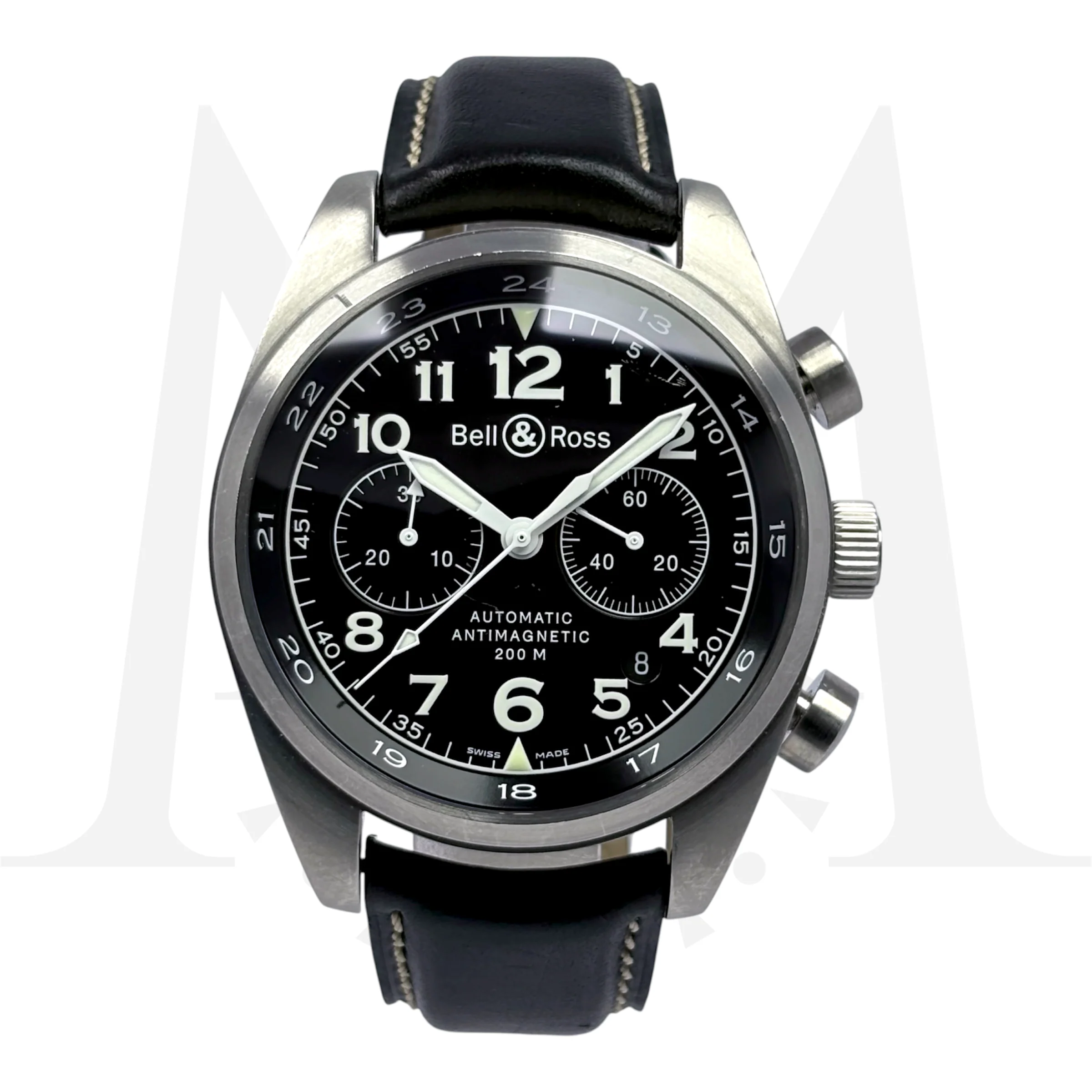 Reloj Bell & Ross 126 XL Vintage Pilot Automático
