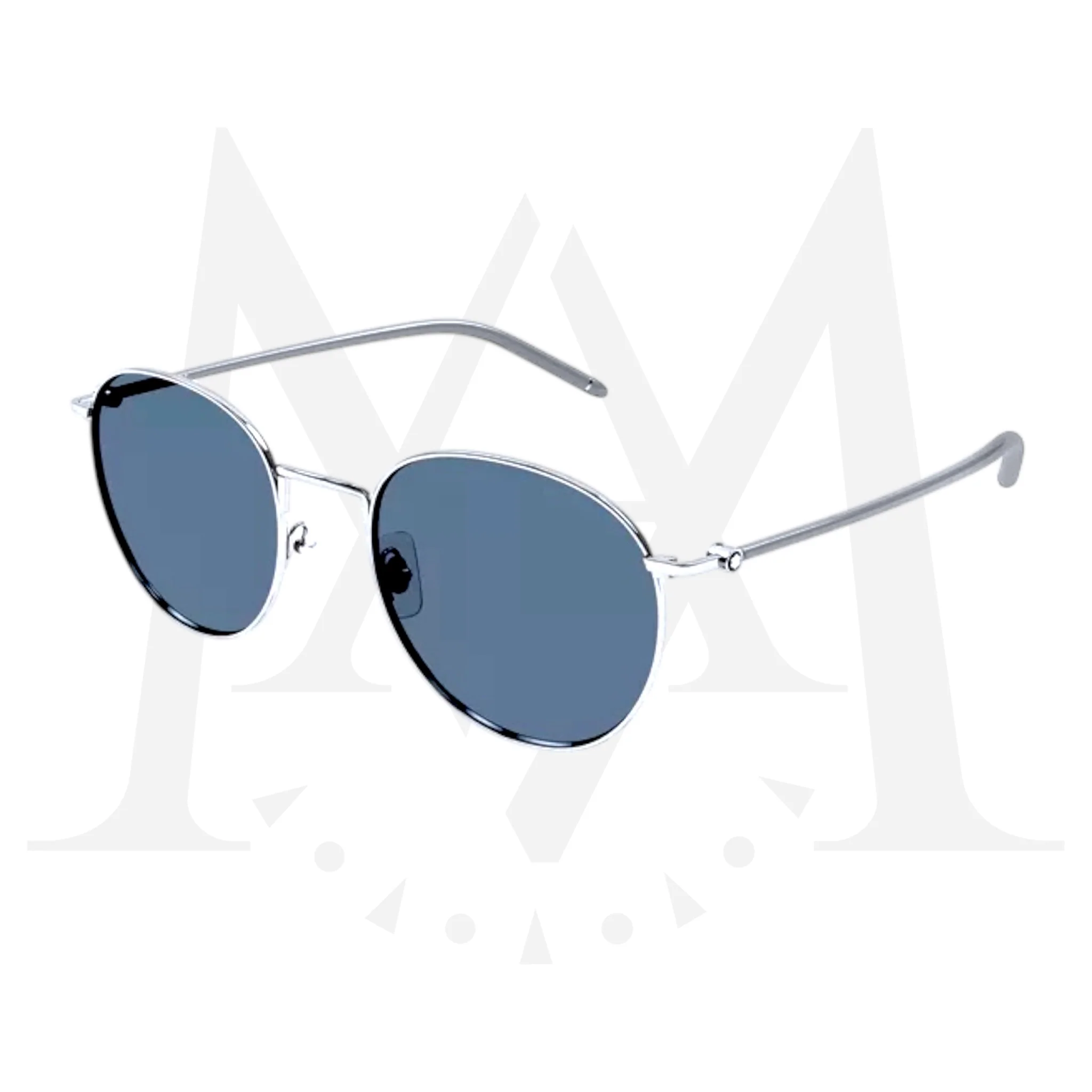 Lentes Montblanc MB0343SA Plateados