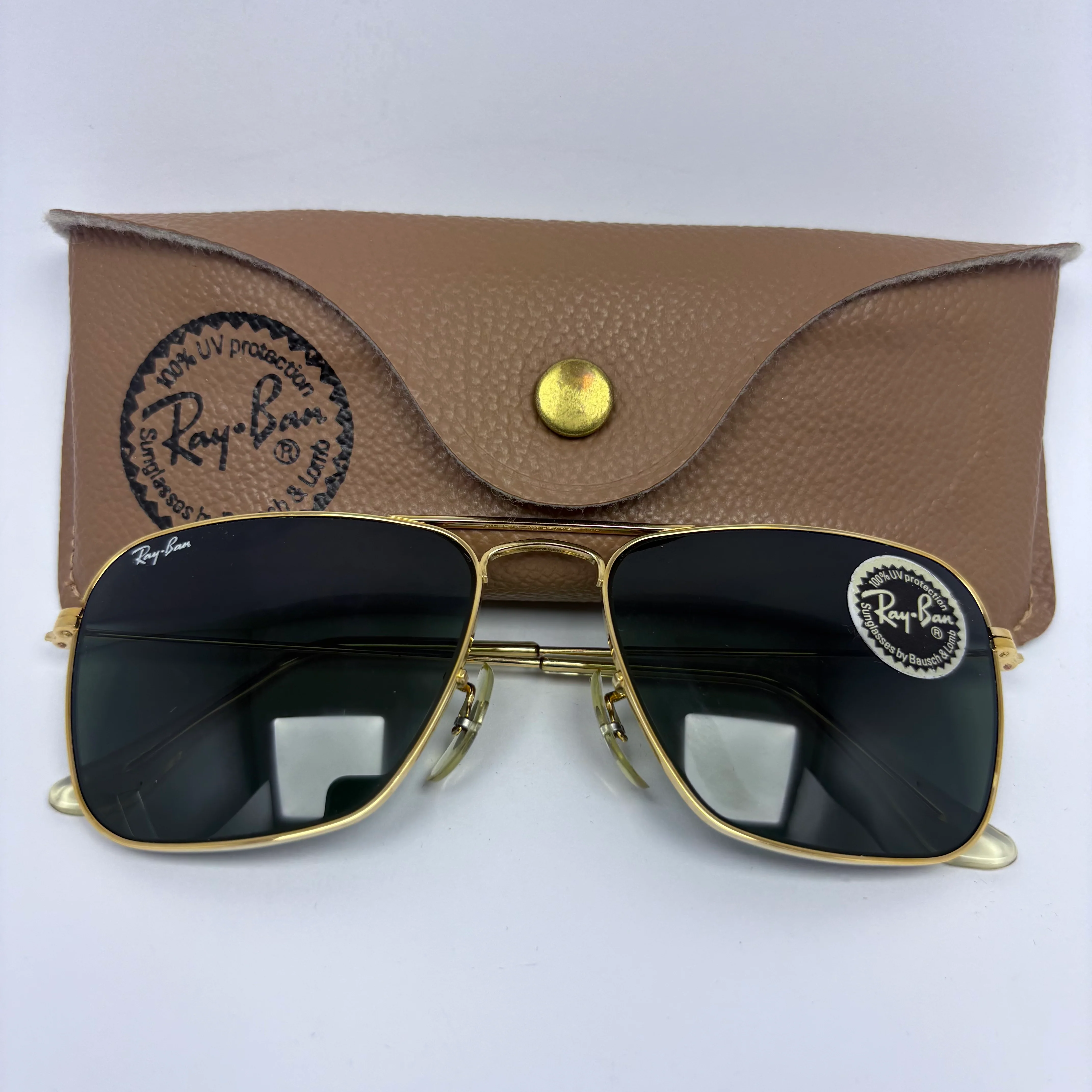 Lentes Ray Ban B&L Vintage LO226 Small Caravan Arista - Image 2