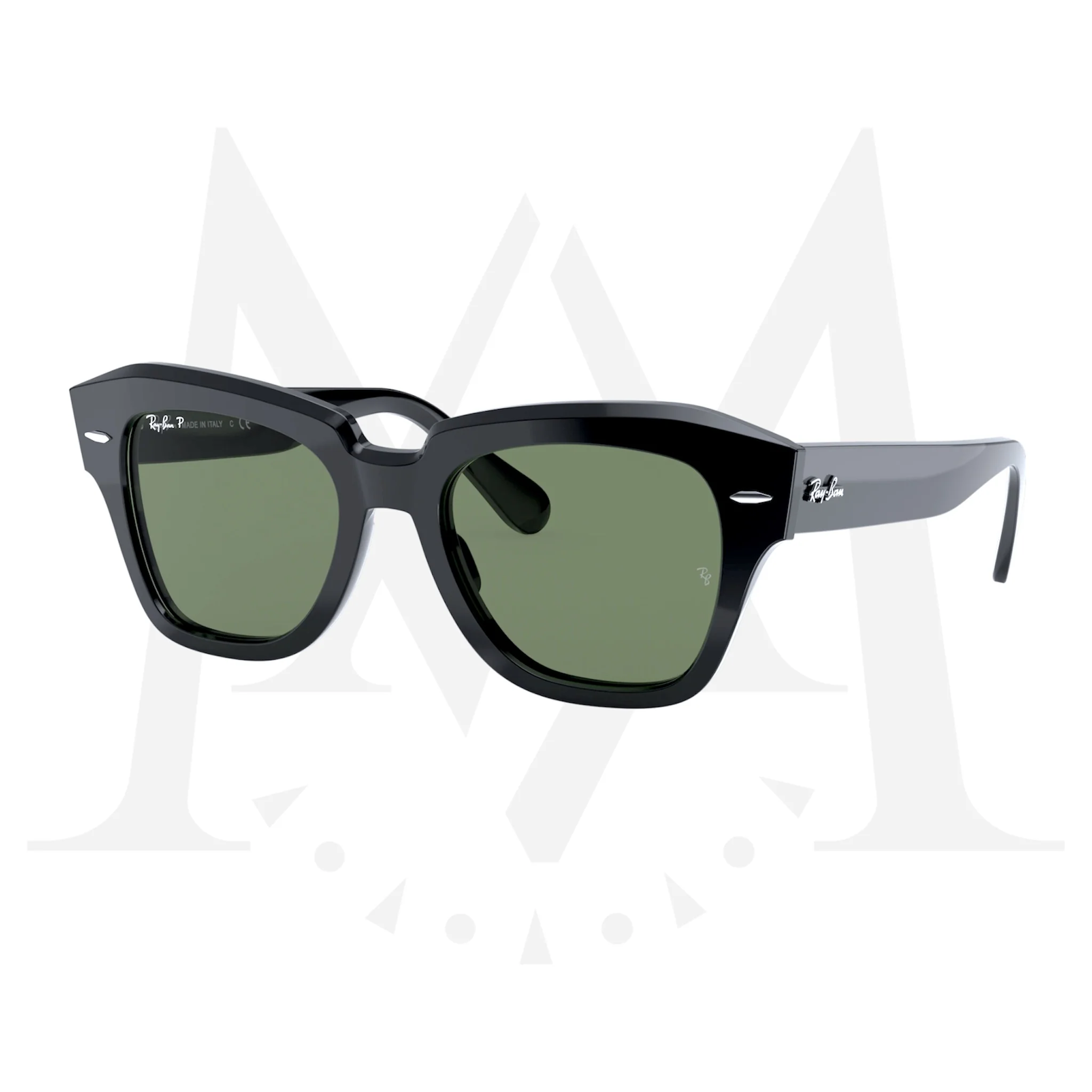 Lentes Ray Ban RB2186 State Street Verde G-15 Polarizado