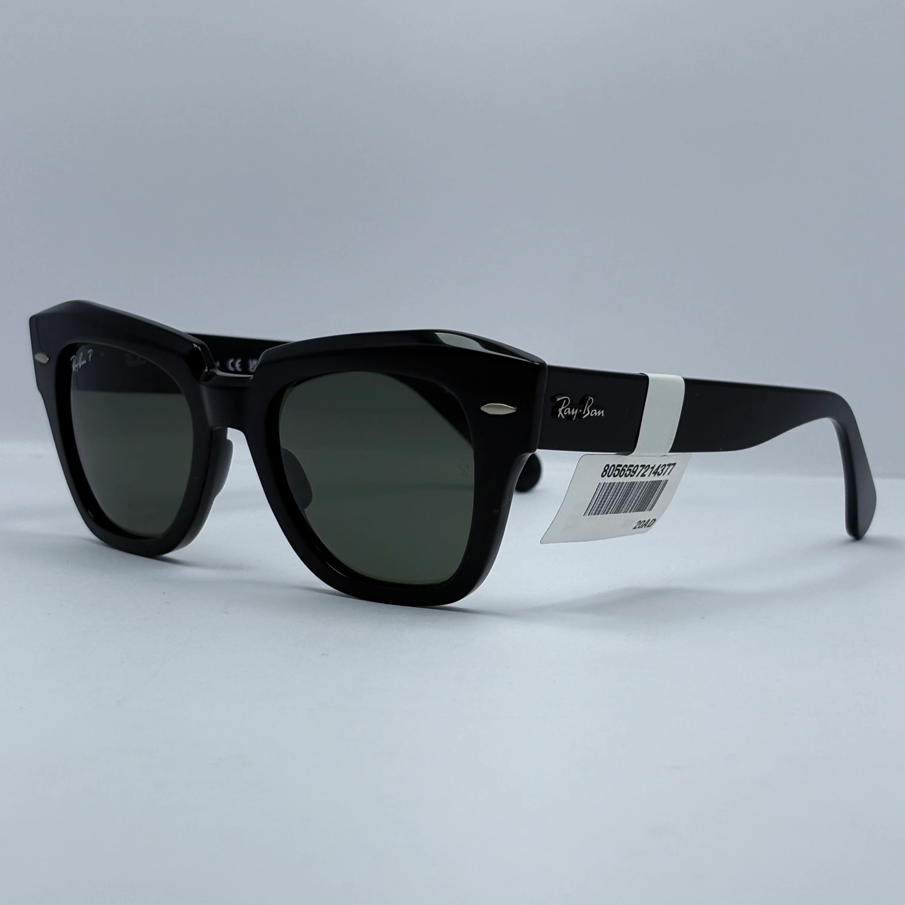 Lentes Ray Ban RB2186 State Street Verde G-15 Polarizado - Image 4