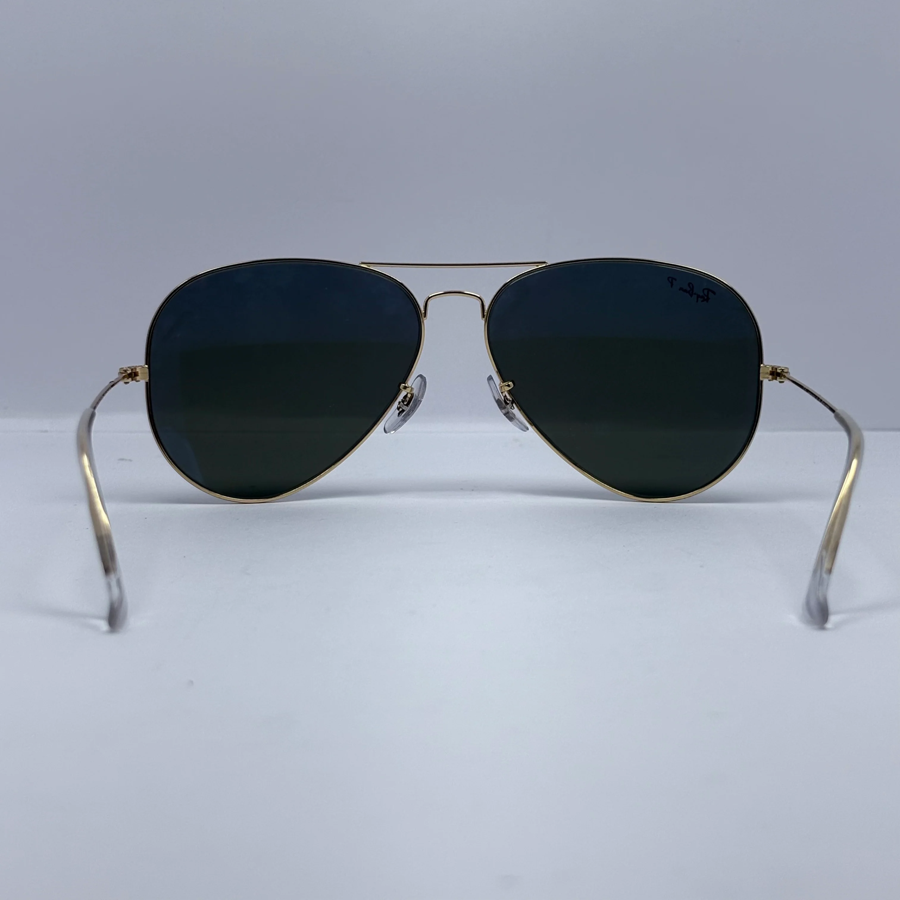 Lentes Ray Ban RB3025 Aviator Large Verde G-15 Polarizado - Image 5