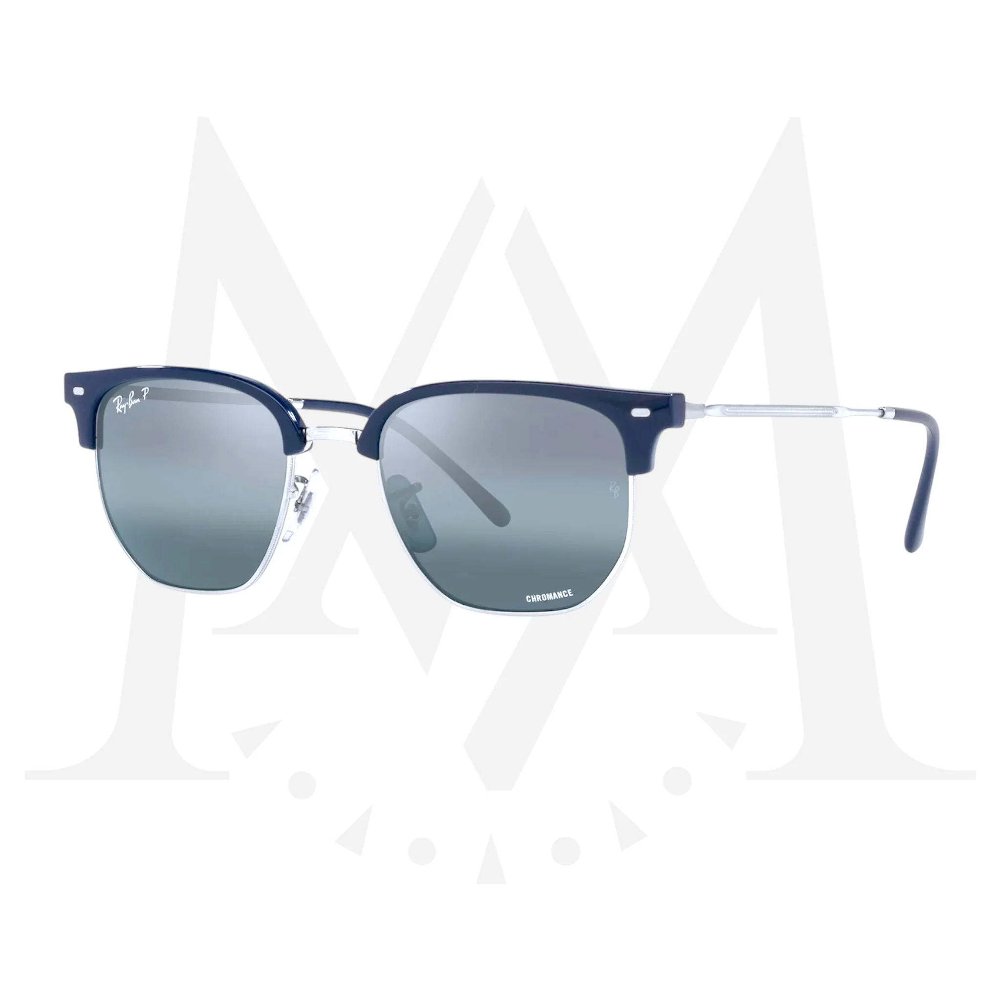 Lentes Ray Ban RB3416 New Clubmaster Azul Polarizado