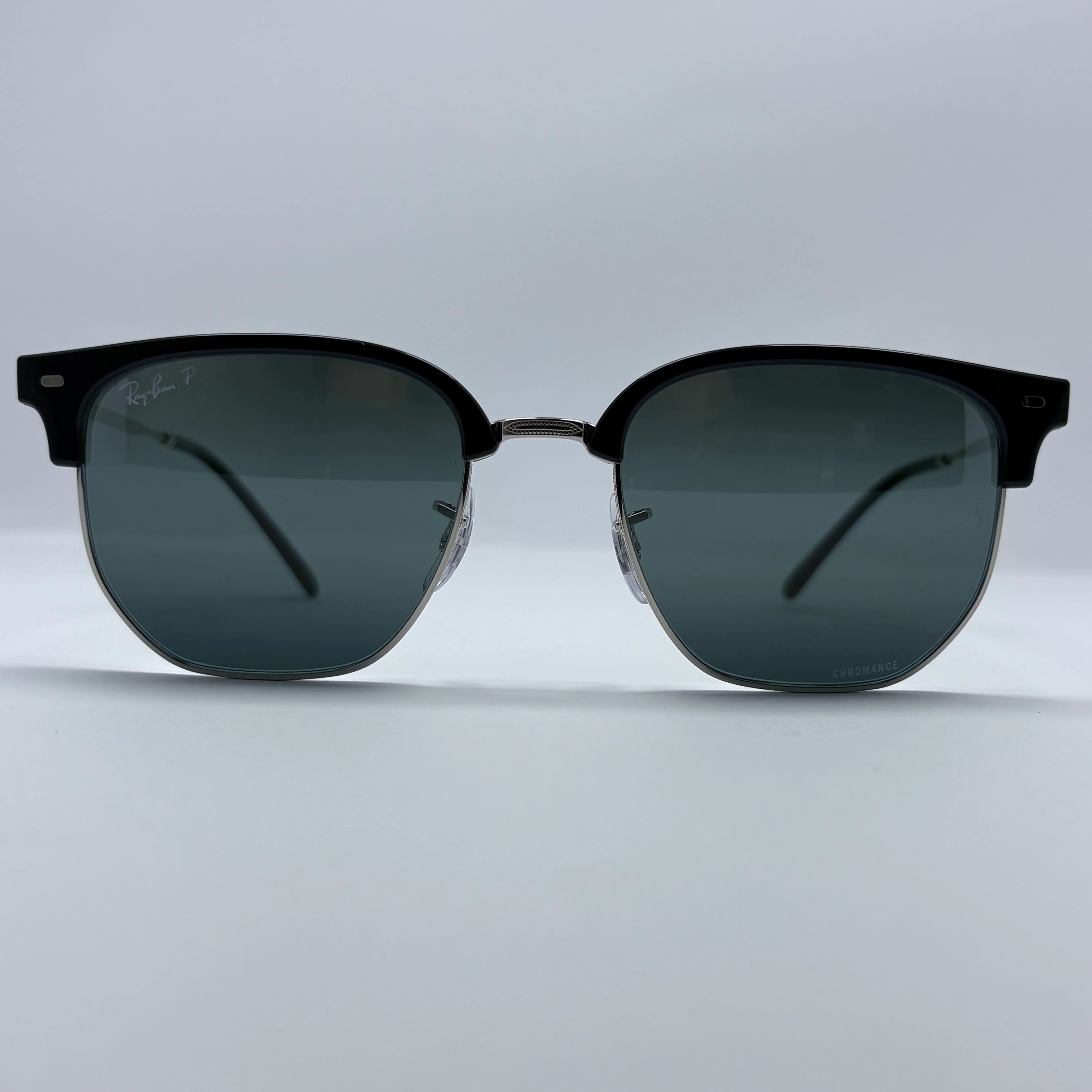 Lentes Ray Ban RB3416 New Clubmaster Azul Polarizado - Image 3