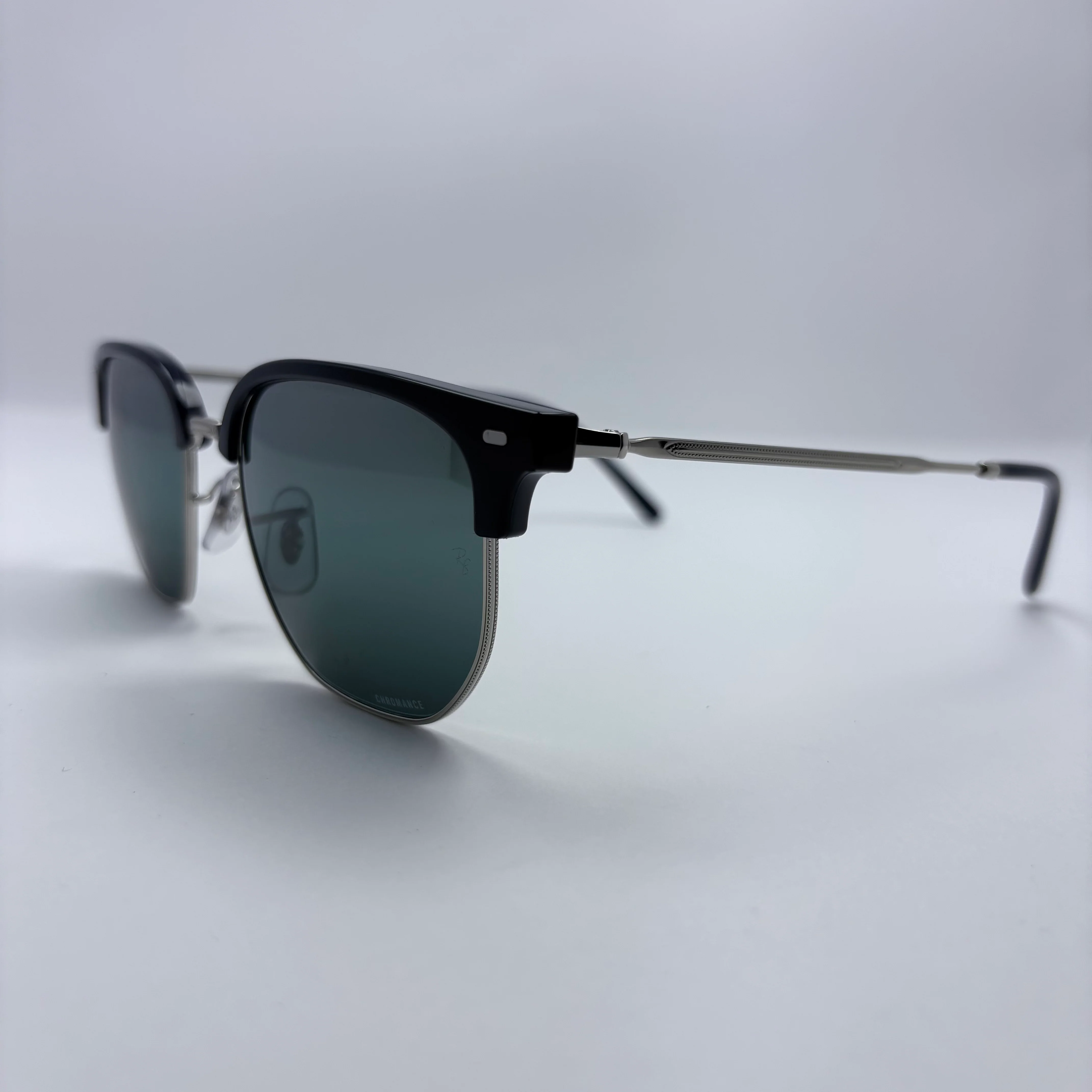 Lentes Ray Ban RB3416 New Clubmaster Azul Polarizado - Image 4
