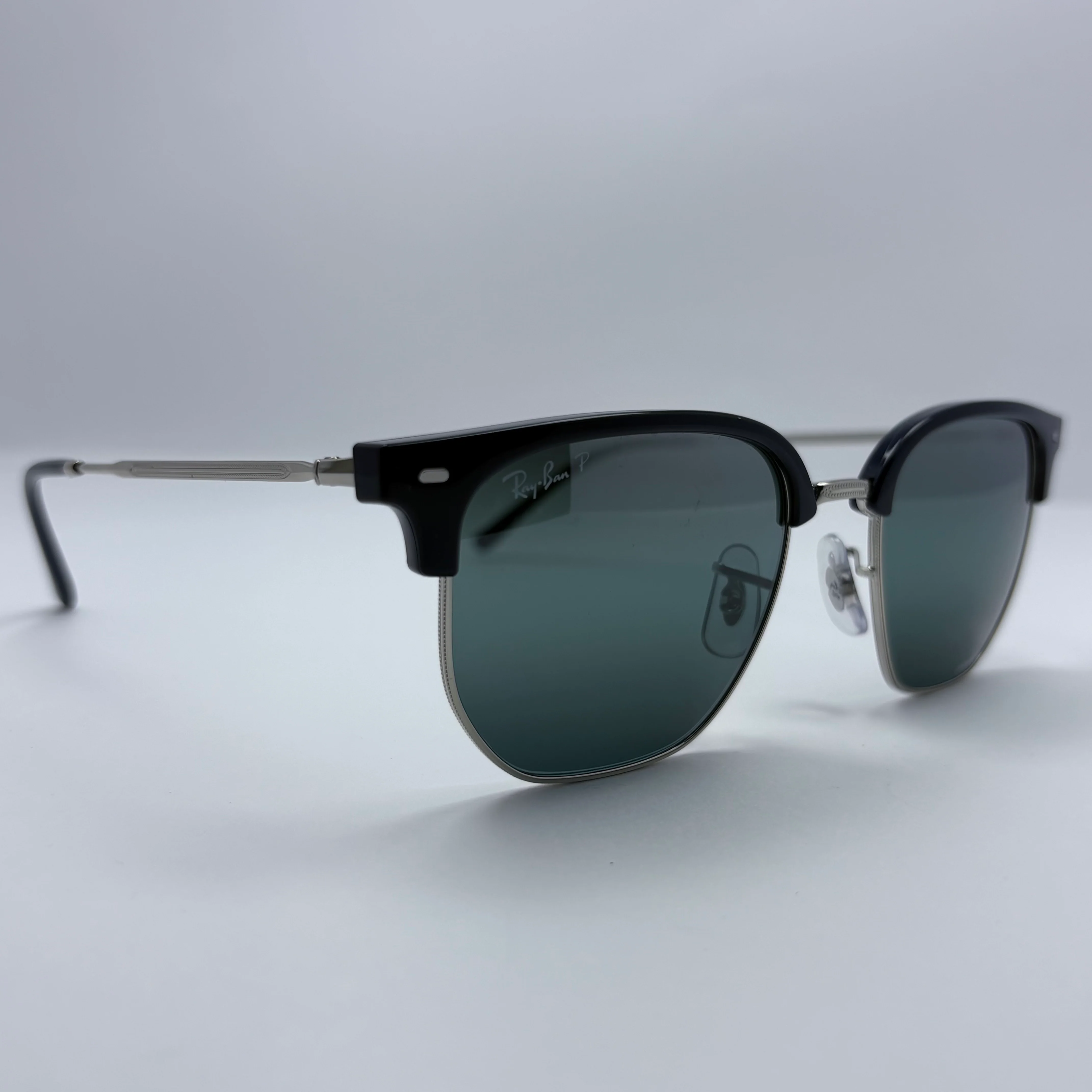 Lentes Ray Ban RB3416 New Clubmaster Azul Polarizado - Image 6