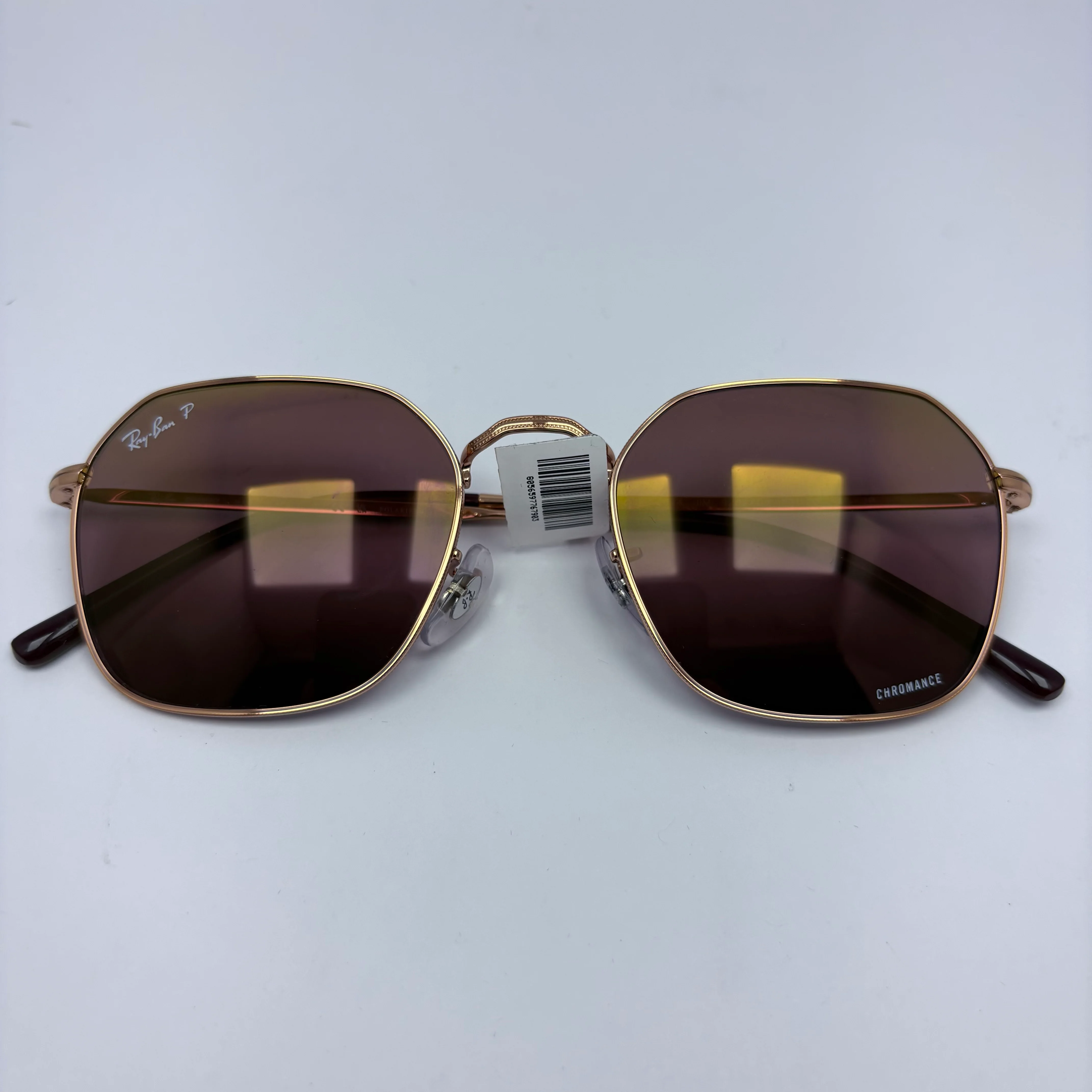 Lentes Ray Ban RB3548N Hexagonal Flat Lenses Violeta Polarizado - Image 2