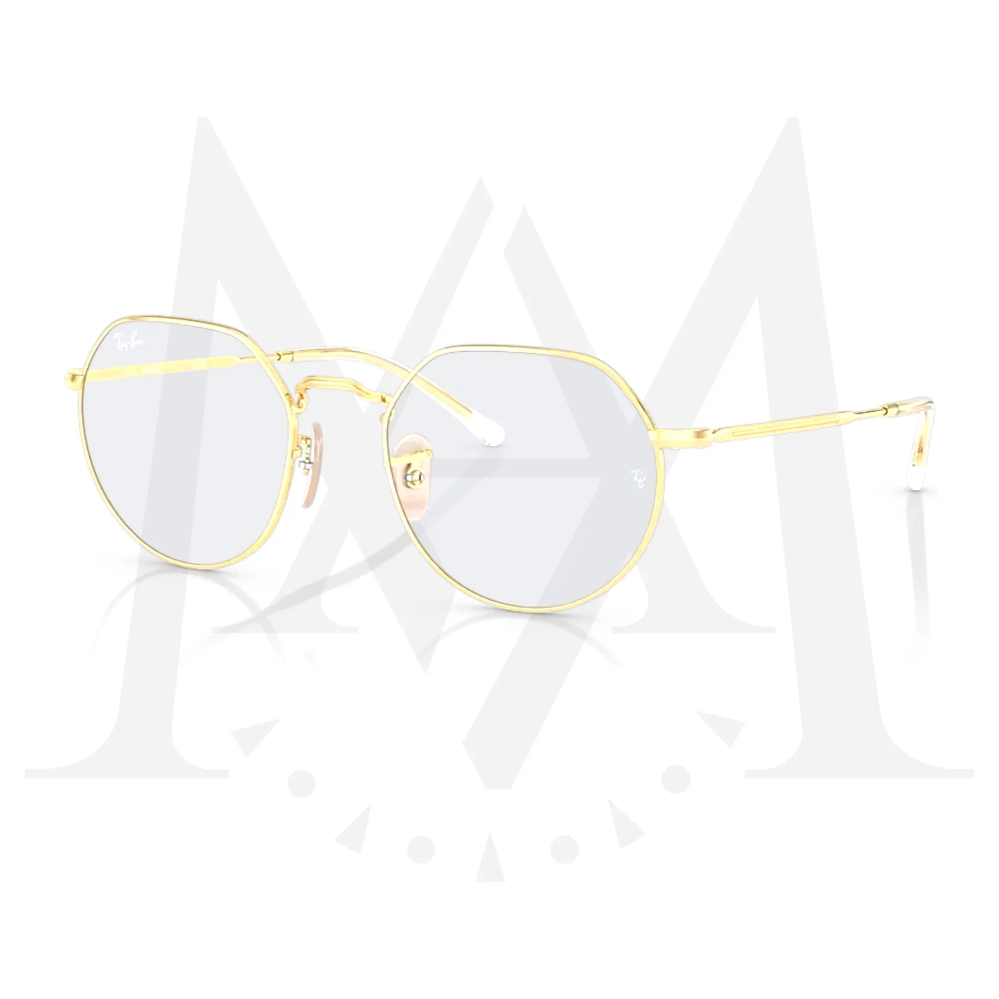 Lentes Ray Ban RB3565 Jack Transitions Transparente & Azul