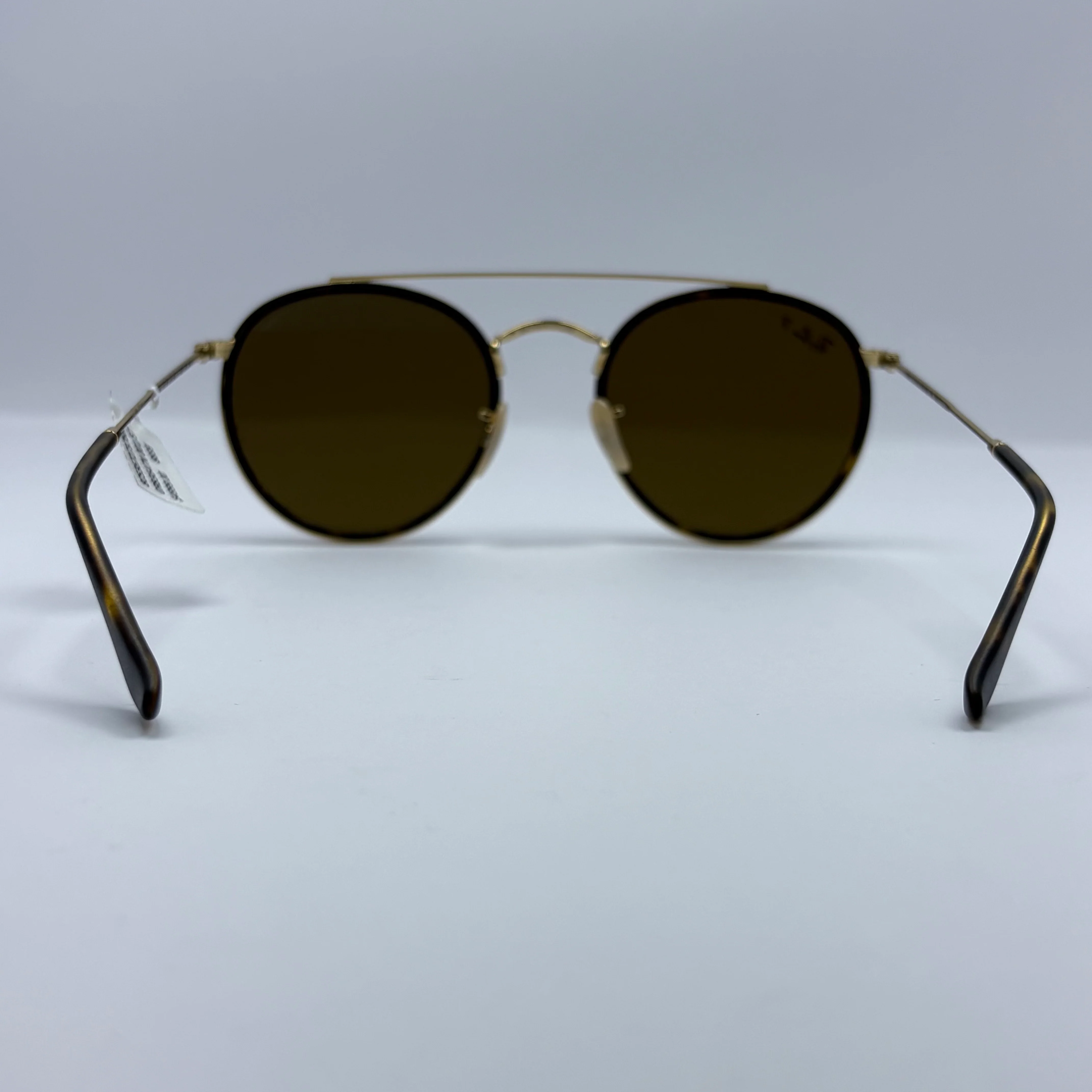 Lentes Ray Ban RB3647N Round Double Bridge Café Polarizados - Image 5