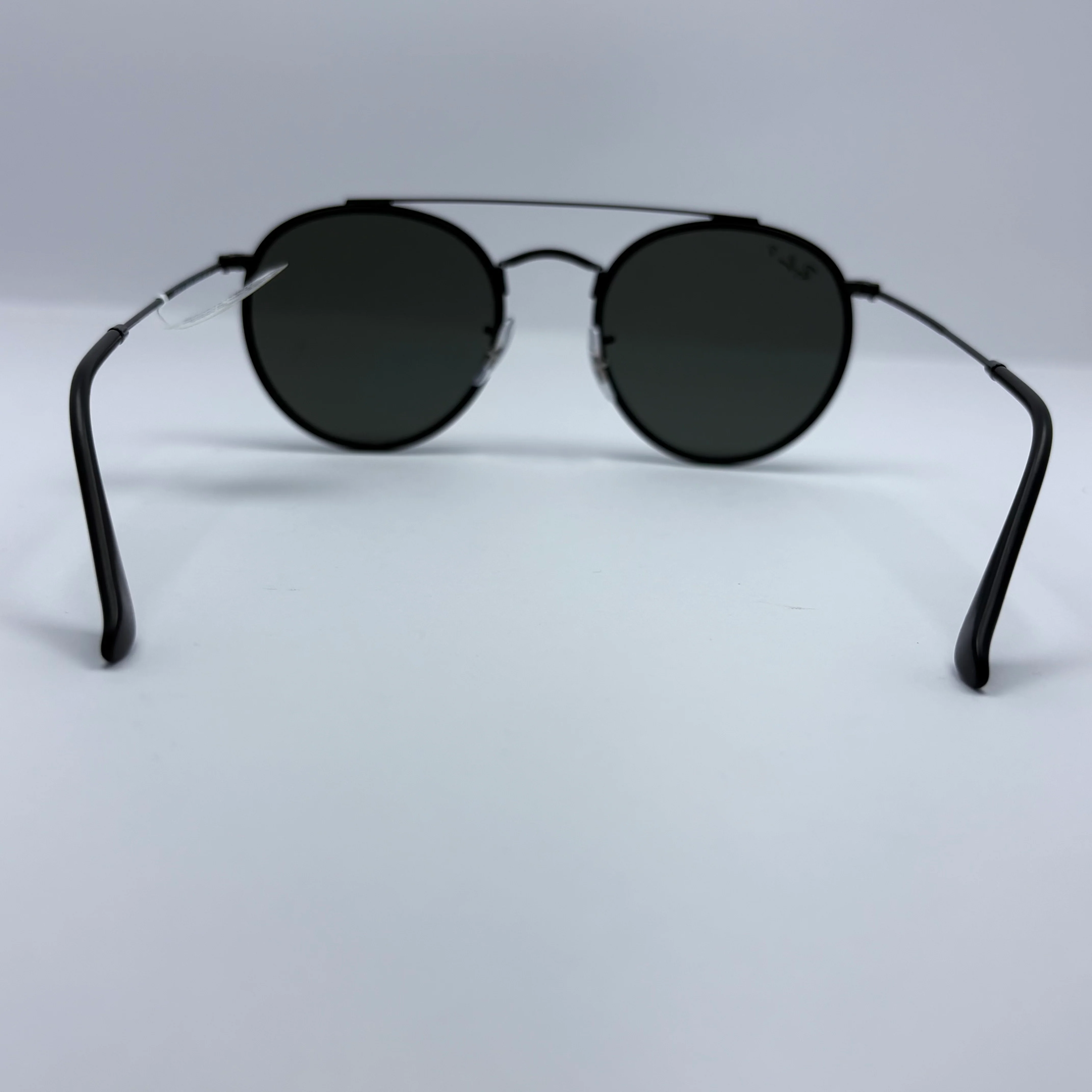 Lentes Ray Ban RB3647N Round Double Bridge Negro Polarizado - Image 5