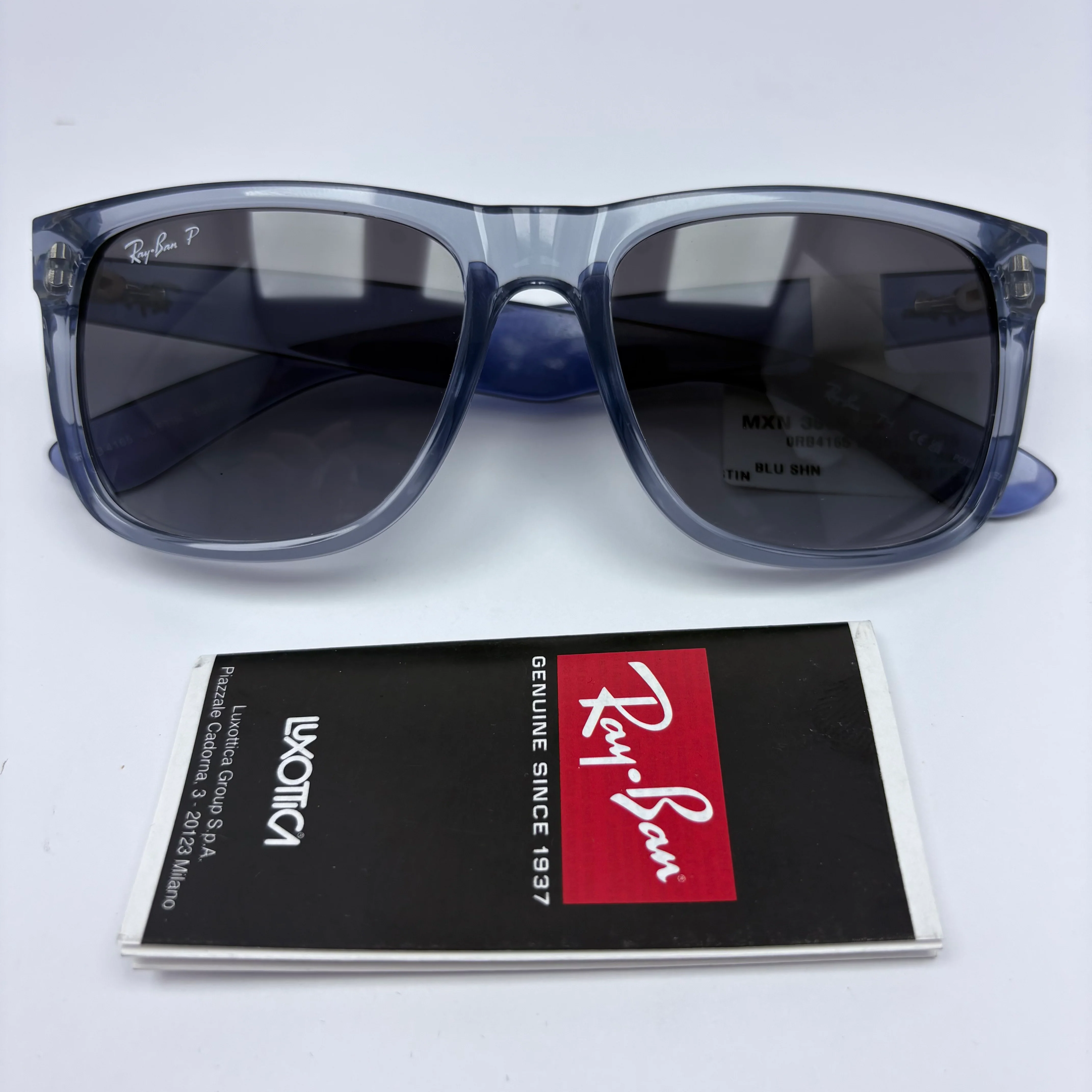 Lentes Ray Ban RB4165 Justin Classic Gris Polarizado - Image 2