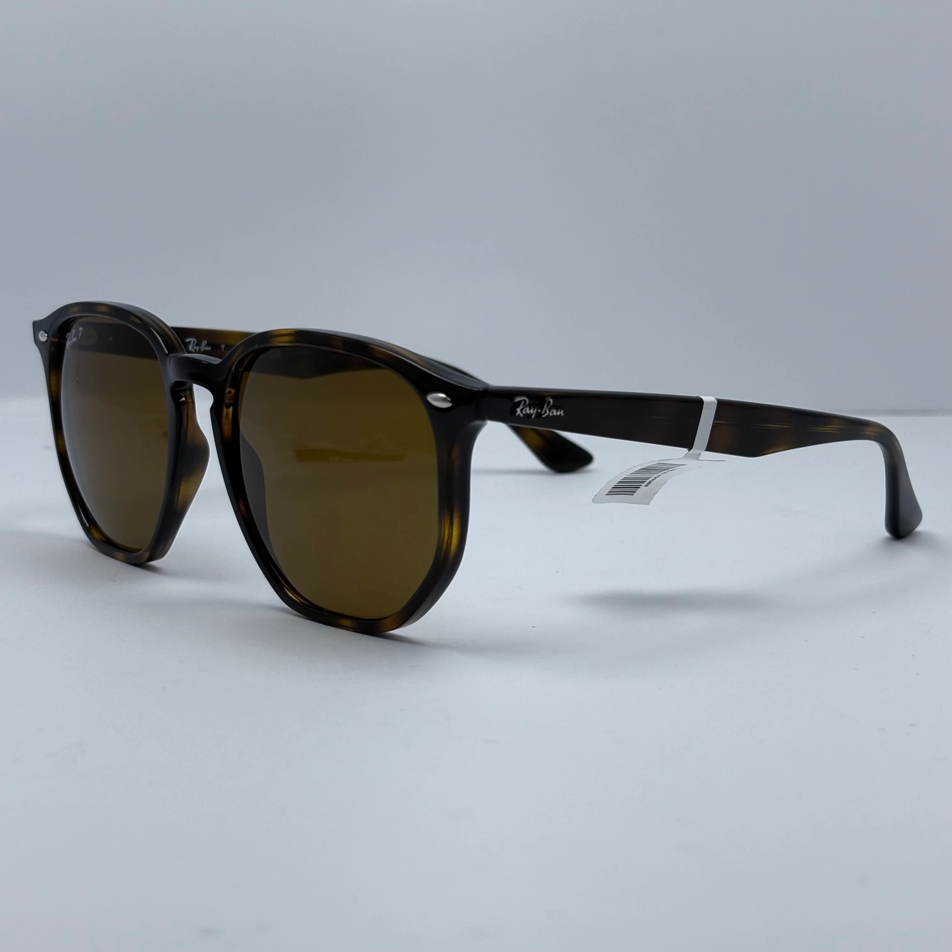 Lentes Ray Ban RB4306 Hexagonal Polarizados Marrón B-15 - Image 4