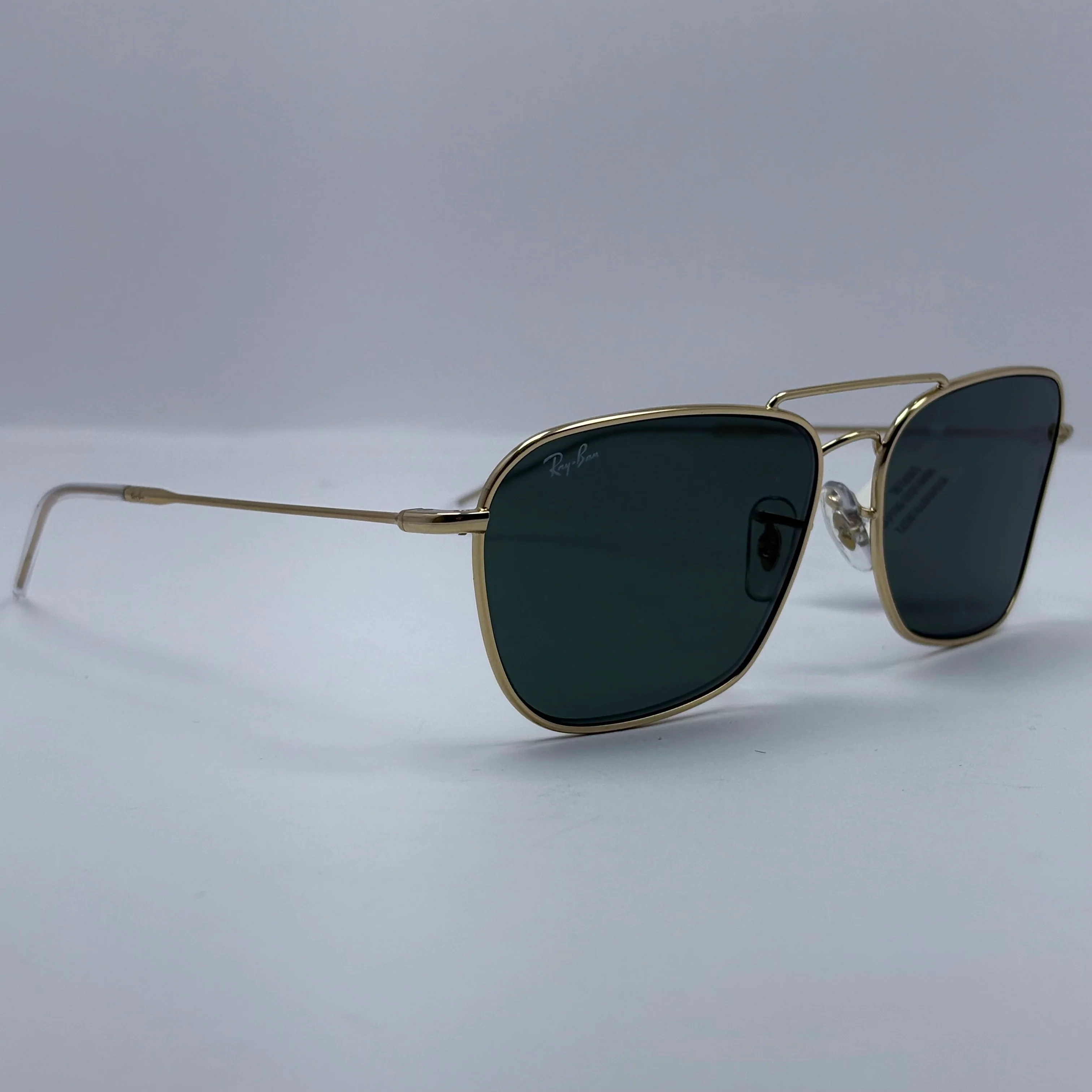 Lentes Ray Ban RBR0102S Caravan Reverse Verde G-15 - Image 6