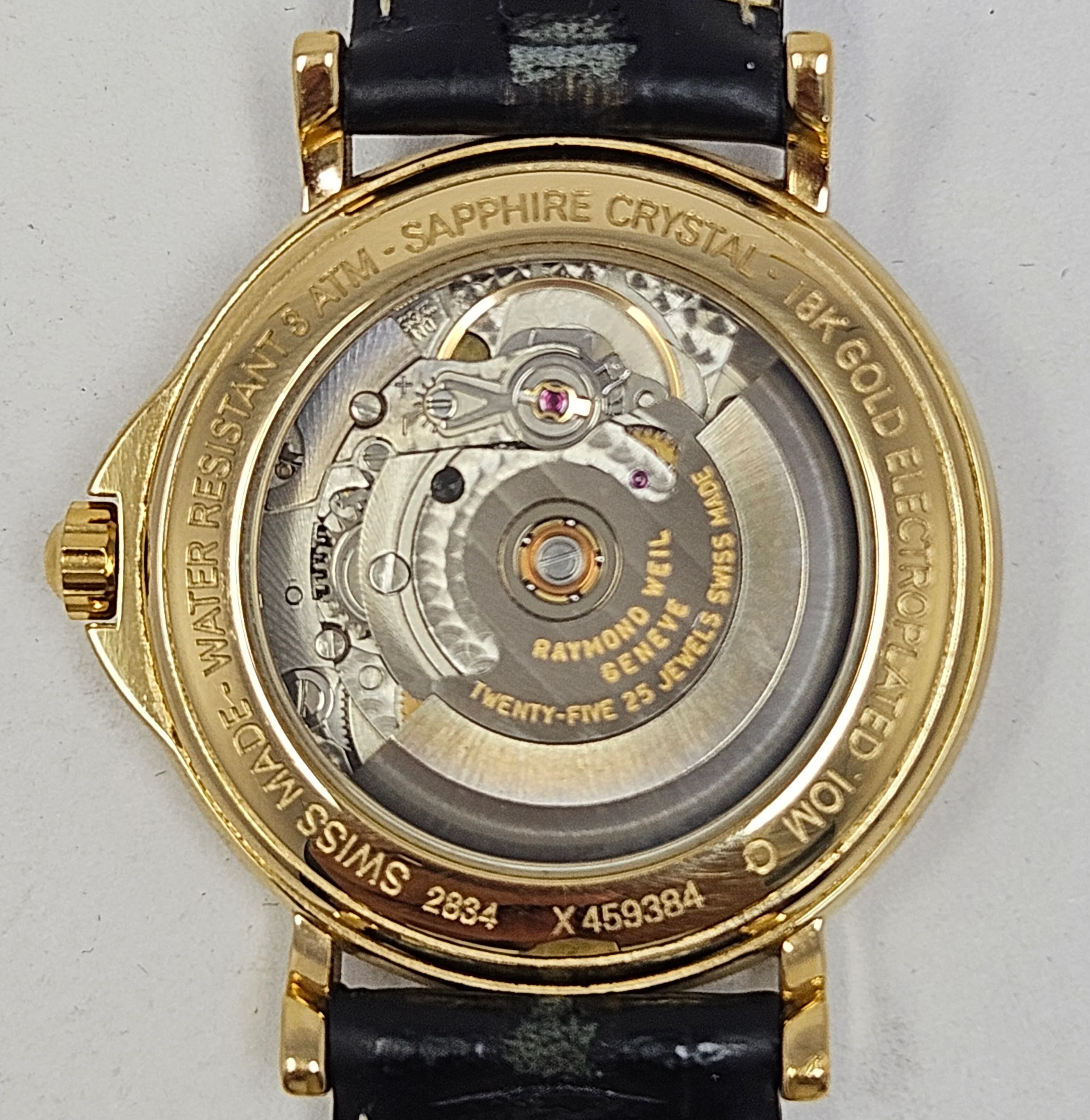 Reloj Raymond Weil Chapa de Oro Automático - Image 8
