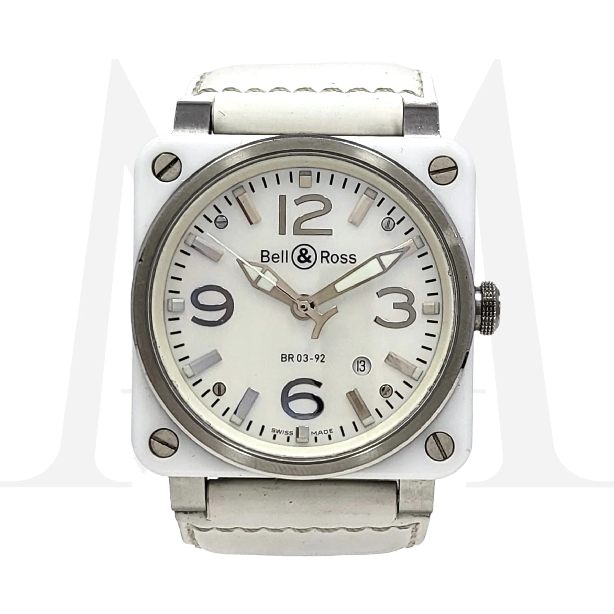Reloj Bell & Ross Aviation BR 03-92 Blanco Automático
