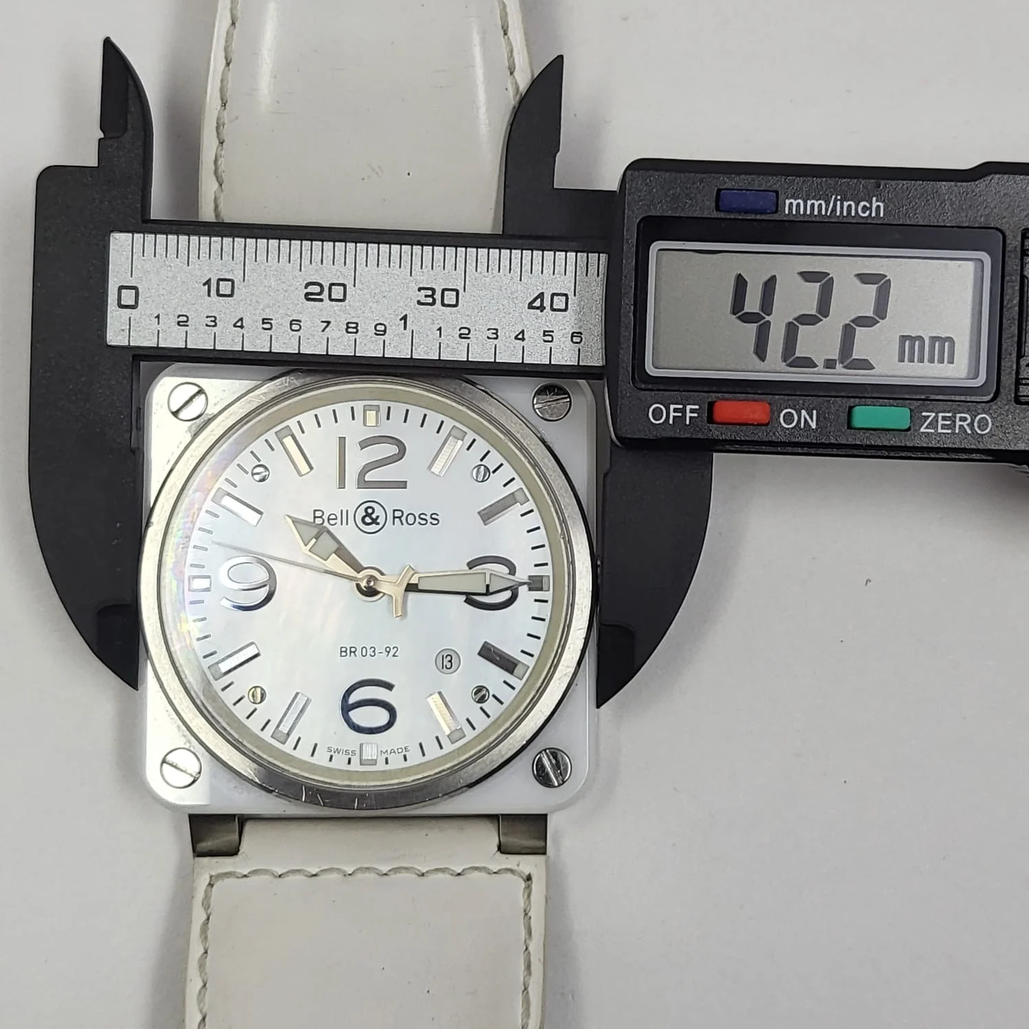 Reloj Bell & Ross Aviation BR 03-92 Blanco Automático - Image 8