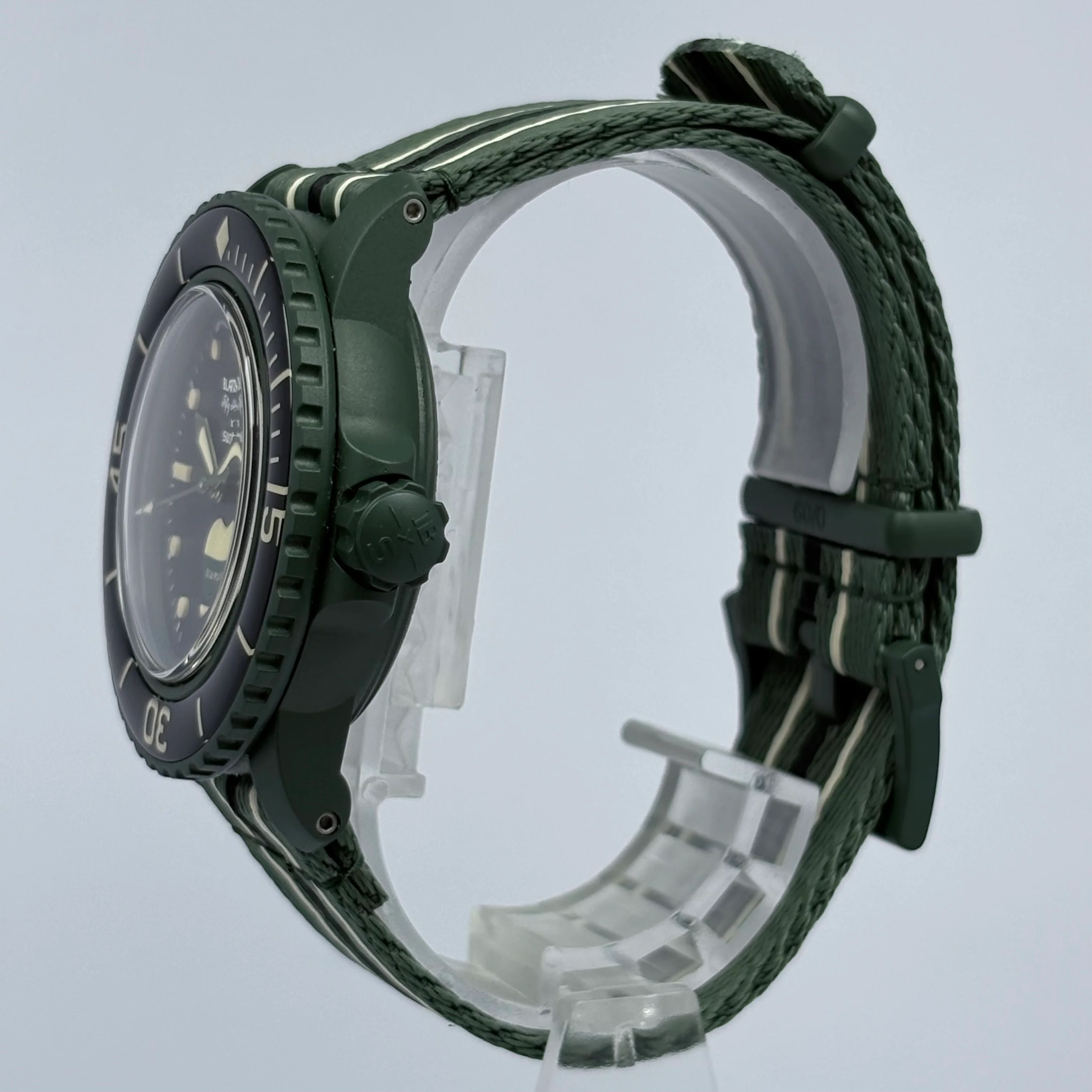 Reloj Blancpain x Swatch Scuba Fifty Fathoms Green Automático | JY - Image 5