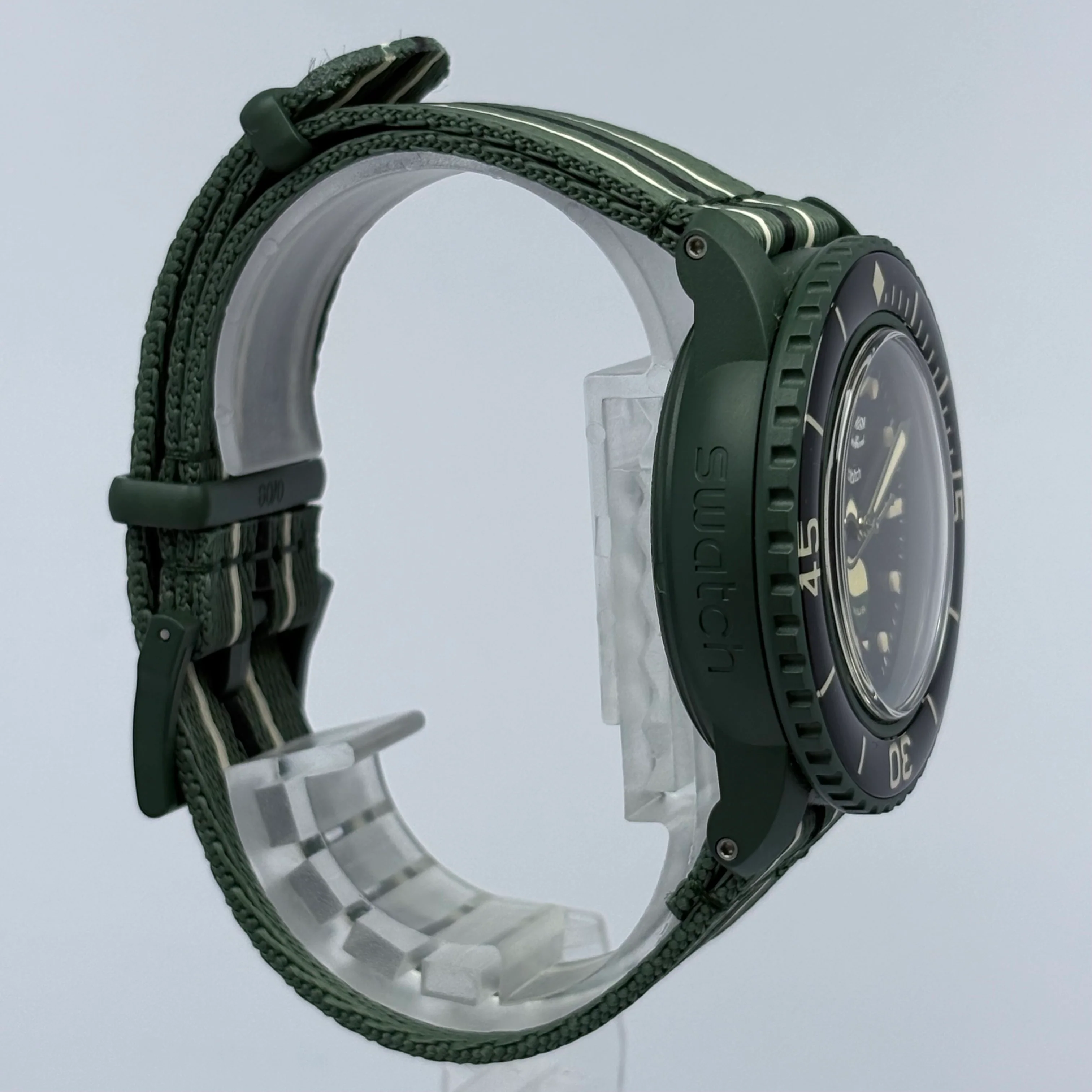 Reloj Blancpain x Swatch Scuba Fifty Fathoms Green Automático | JY - Image 7