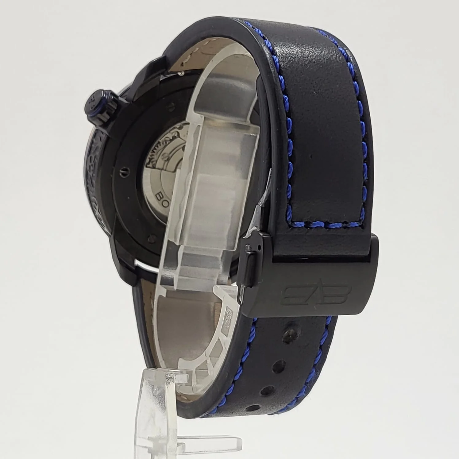 Reloj Bomberg BB-01 Skull Blue Automático - Image 7