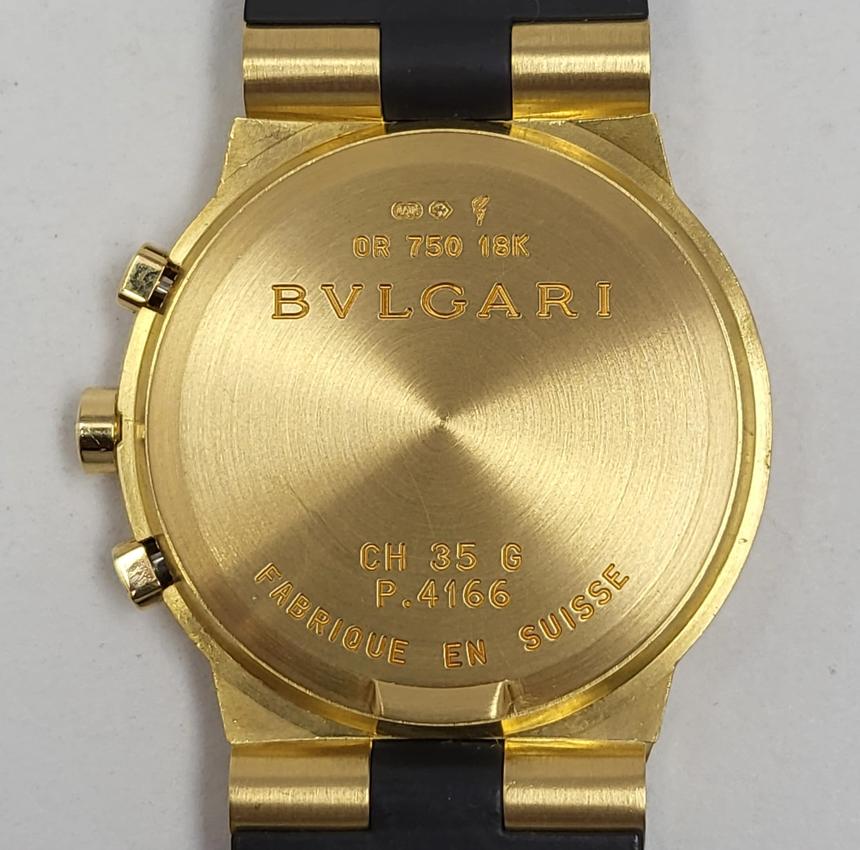 Reloj Bvlgari Diagono Oro 18k Cronografo Quartz - Image 7