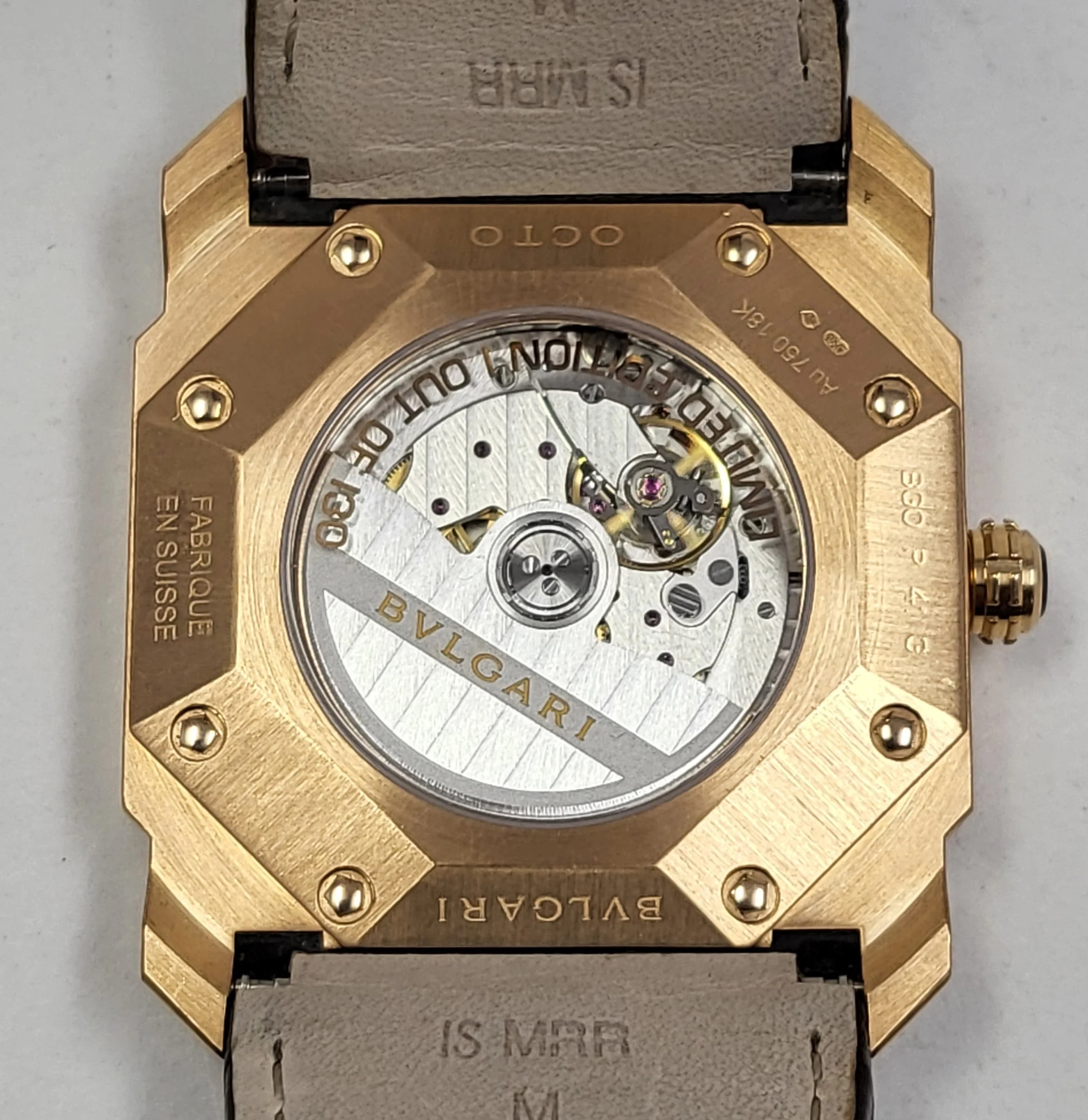 Reloj Bvlgari Octo Oro Rosa 18K “Edición Limitada” Automático - Image 10