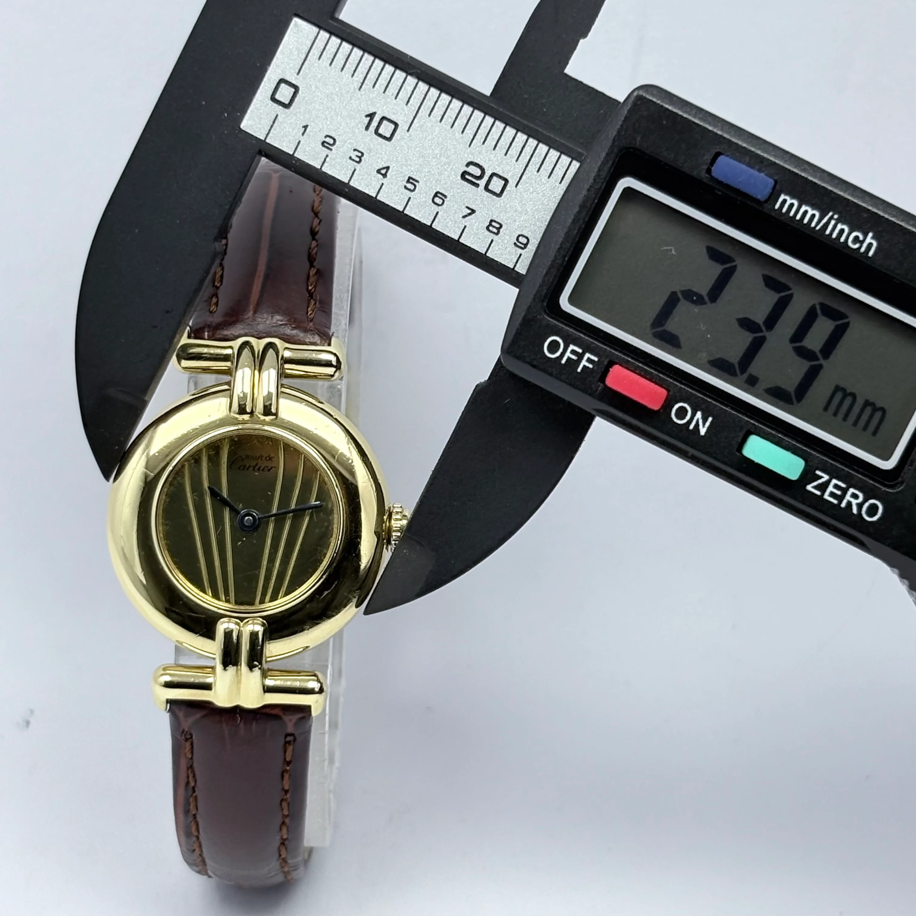 Reloj Cartier Colisée Must Vermeil Quartz - Image 9