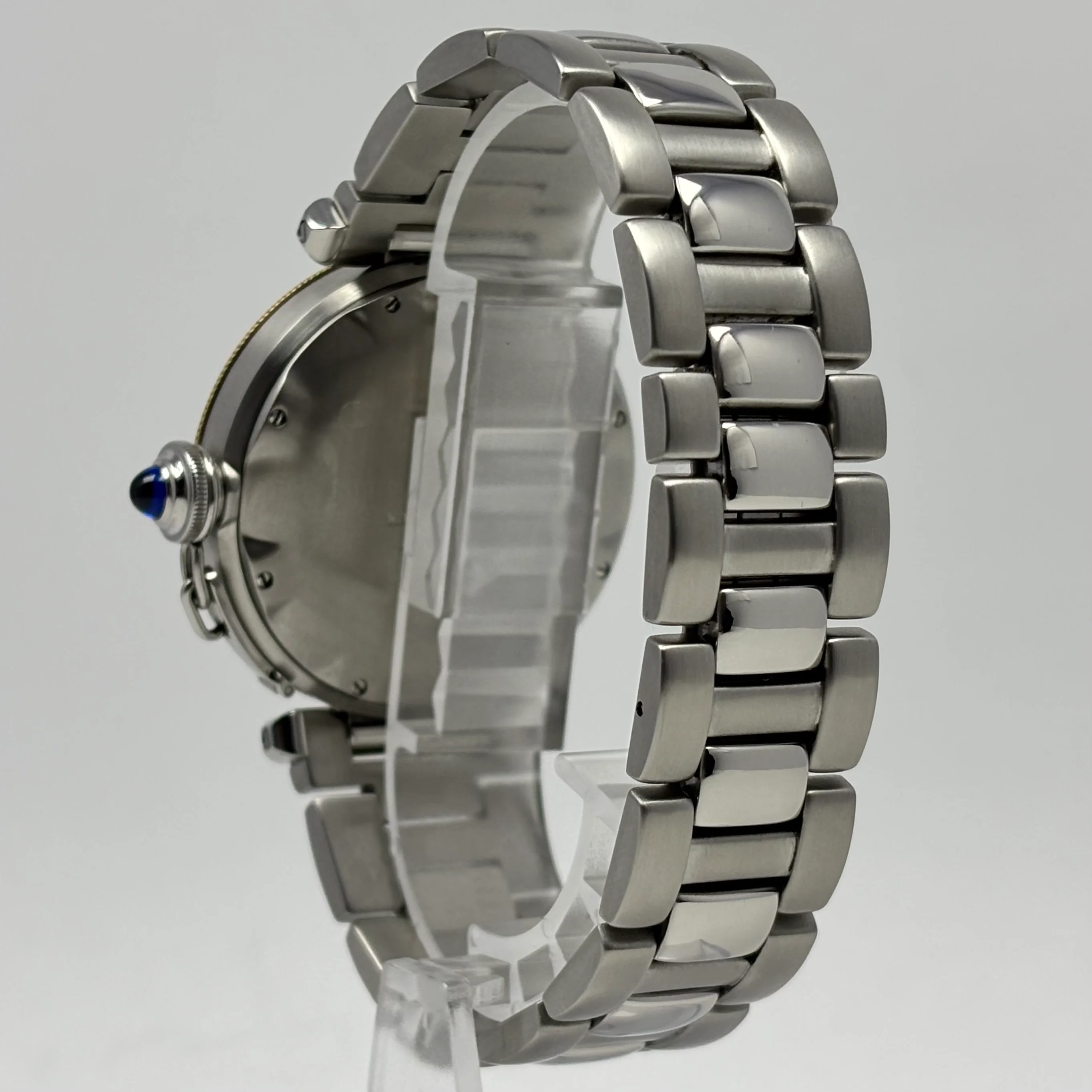 Reloj Cartier Pasha Oro Acero Automático 1033 - Image 3