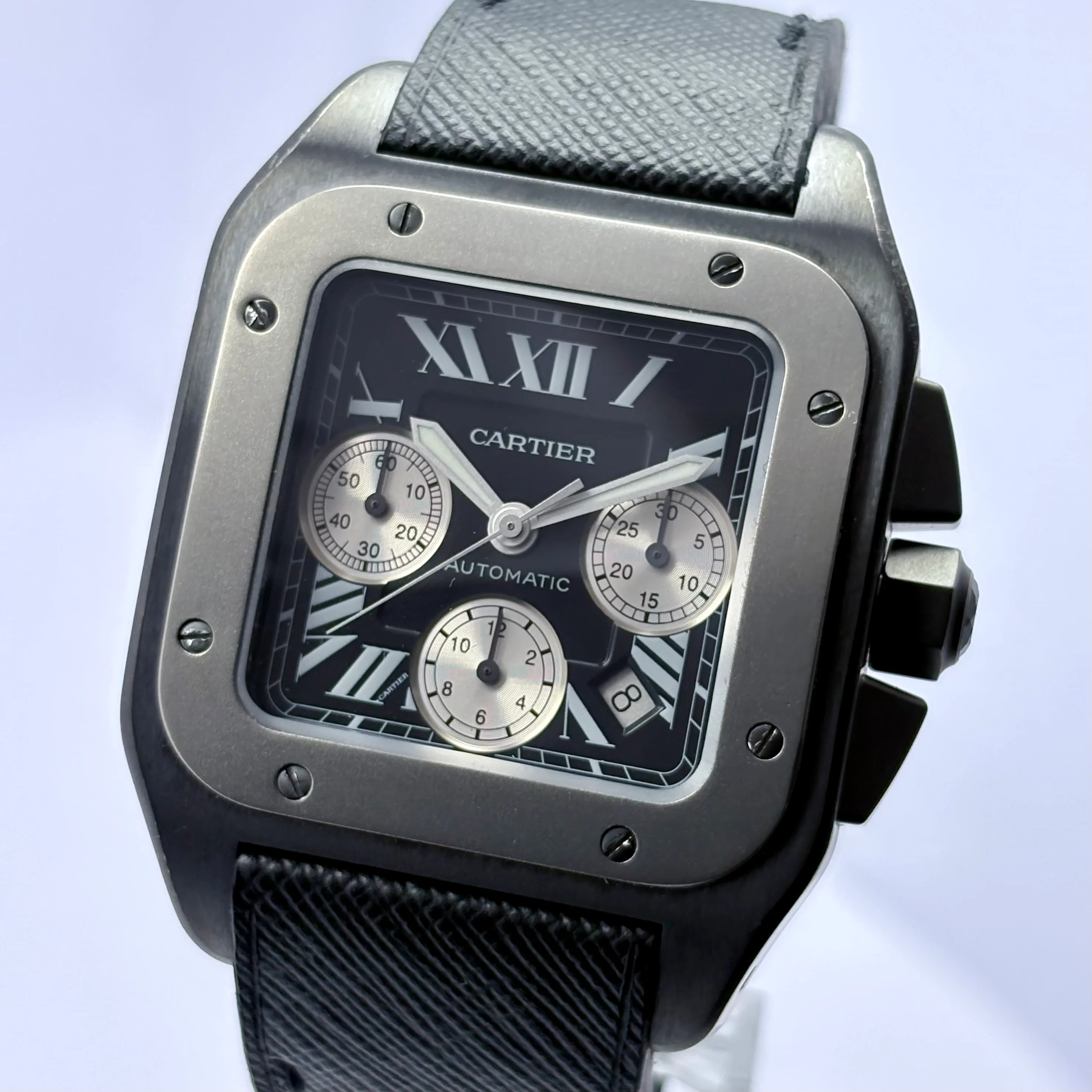 Reloj Cartier Santos 100 XL Cronógrafo Automático - Image 3