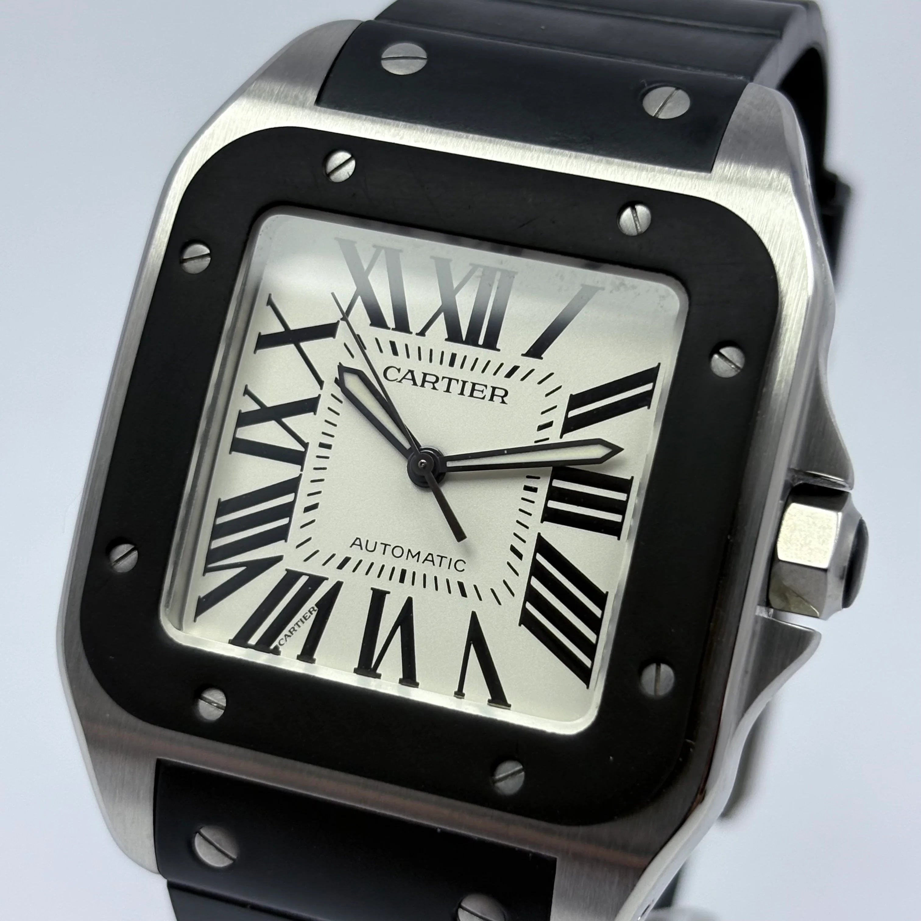 Reloj Cartier Santos 100 XL Rubber Automático - Image 3