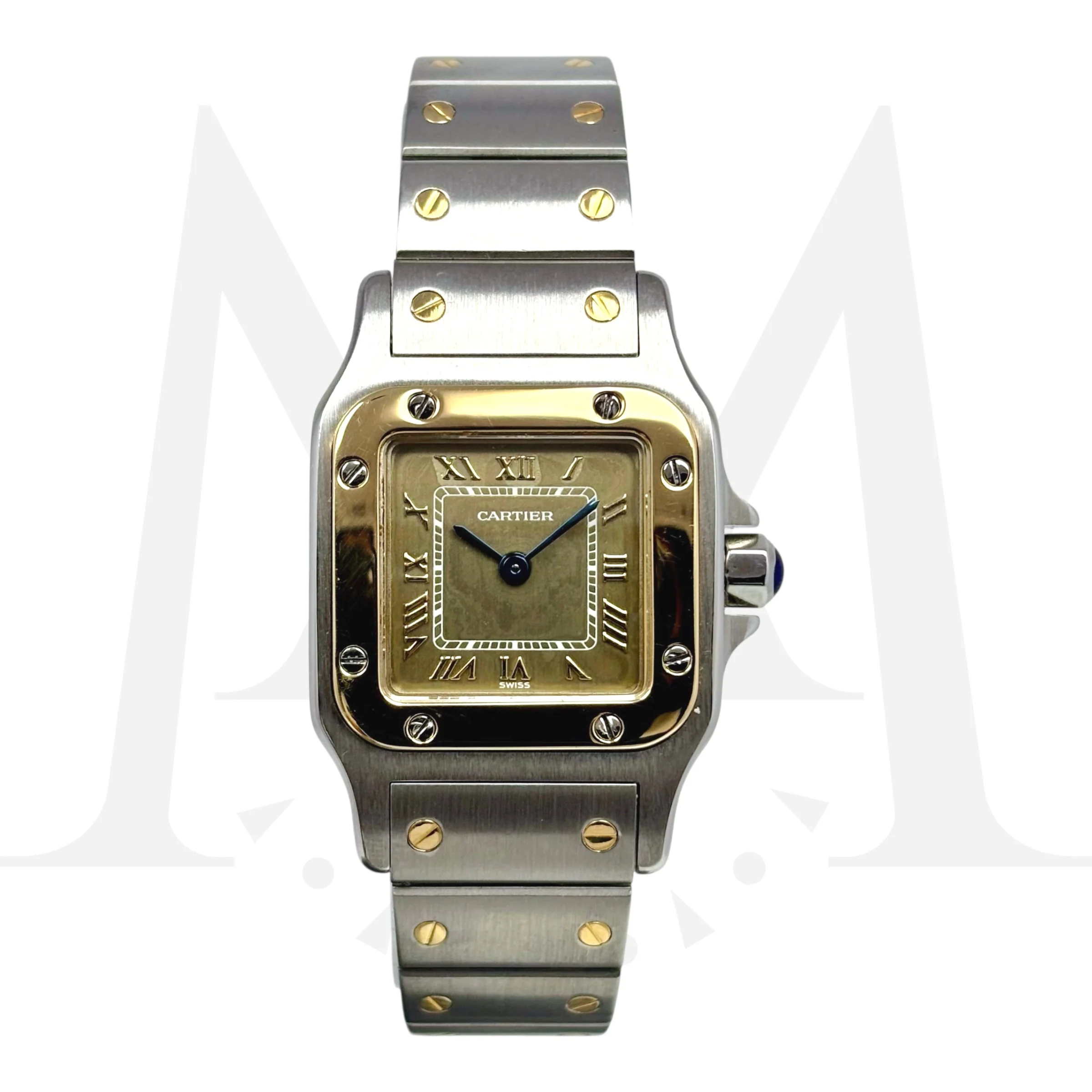 Reloj Cartier Santos Galbée Bronze Dial Quartz