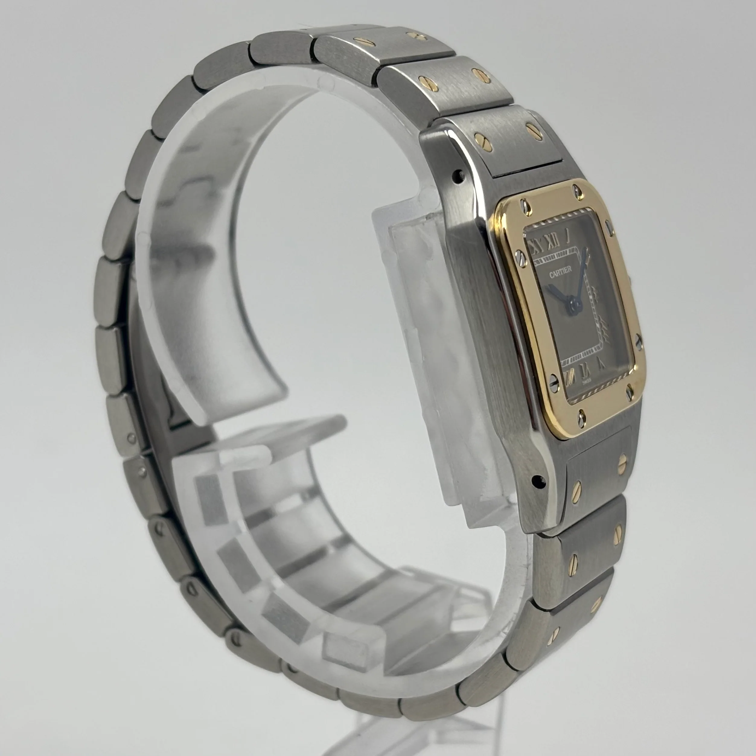 Reloj Cartier Santos Galbée Bronze Dial Quartz - Image 5