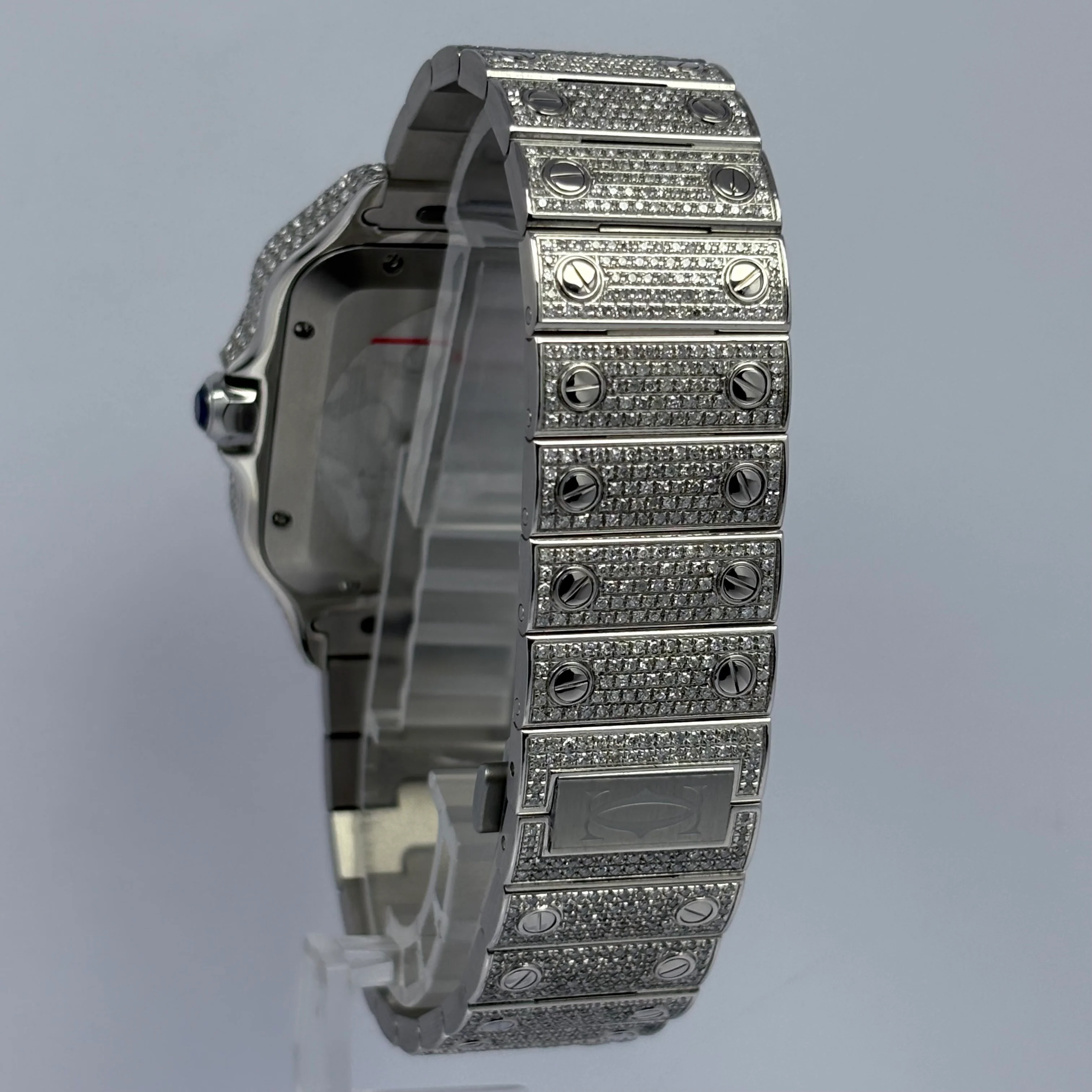 Reloj Cartier Santos Full Ice Automático - Image 5