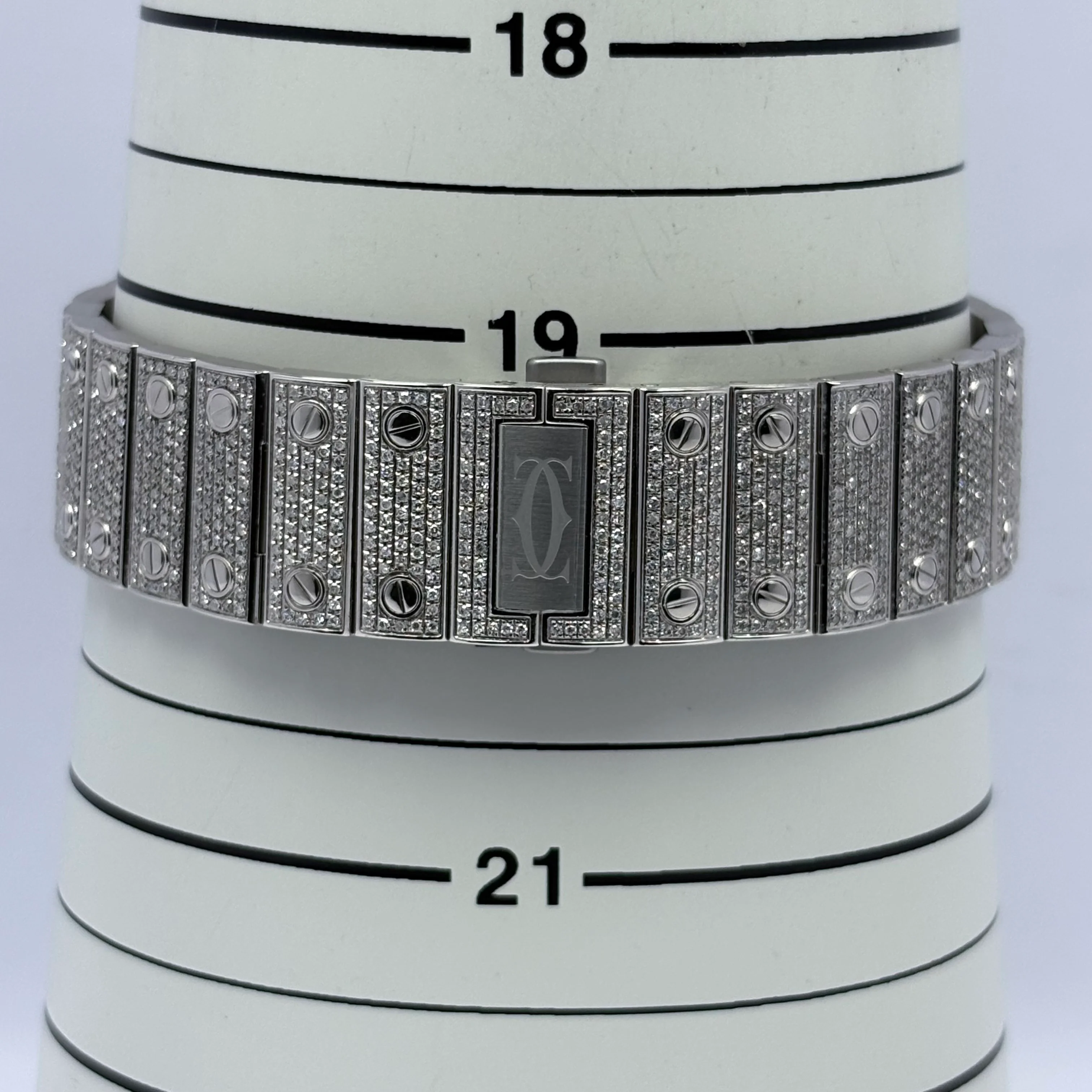 Reloj Cartier Santos Full Ice Automático - Image 8