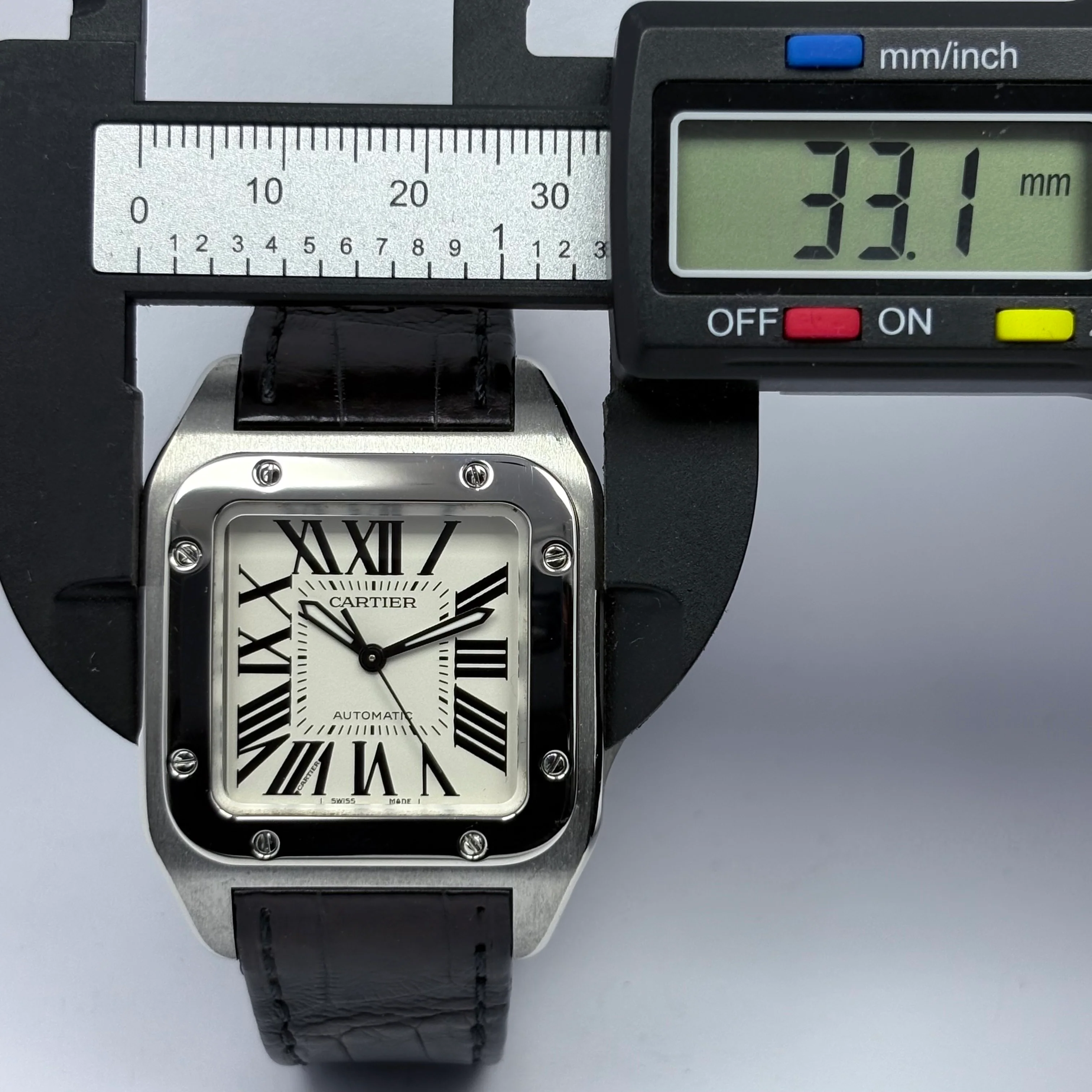 Reloj Cartier Santos 100 Medium Automático - Image 10