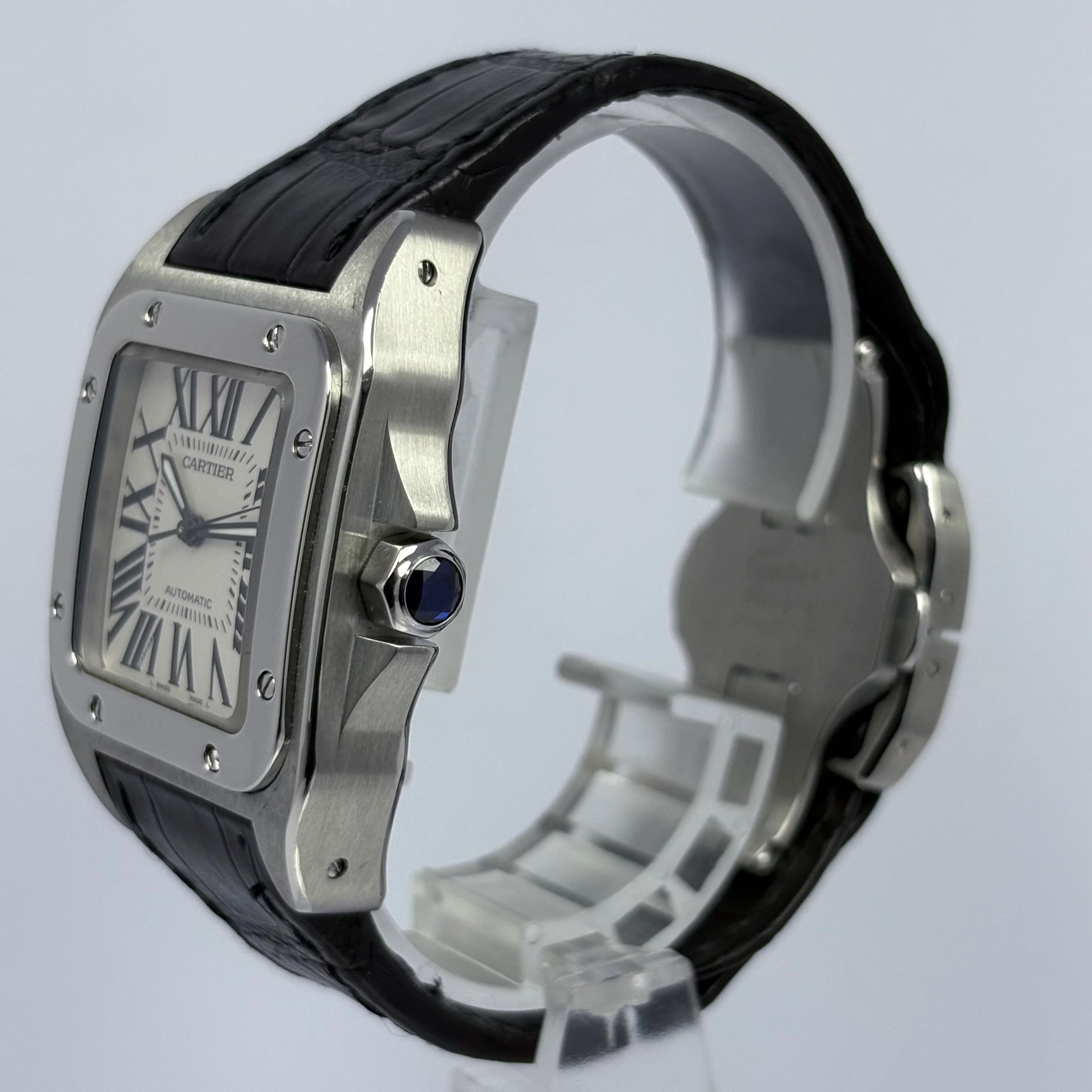 Reloj Cartier Santos 100 Medium Automático - Image 4
