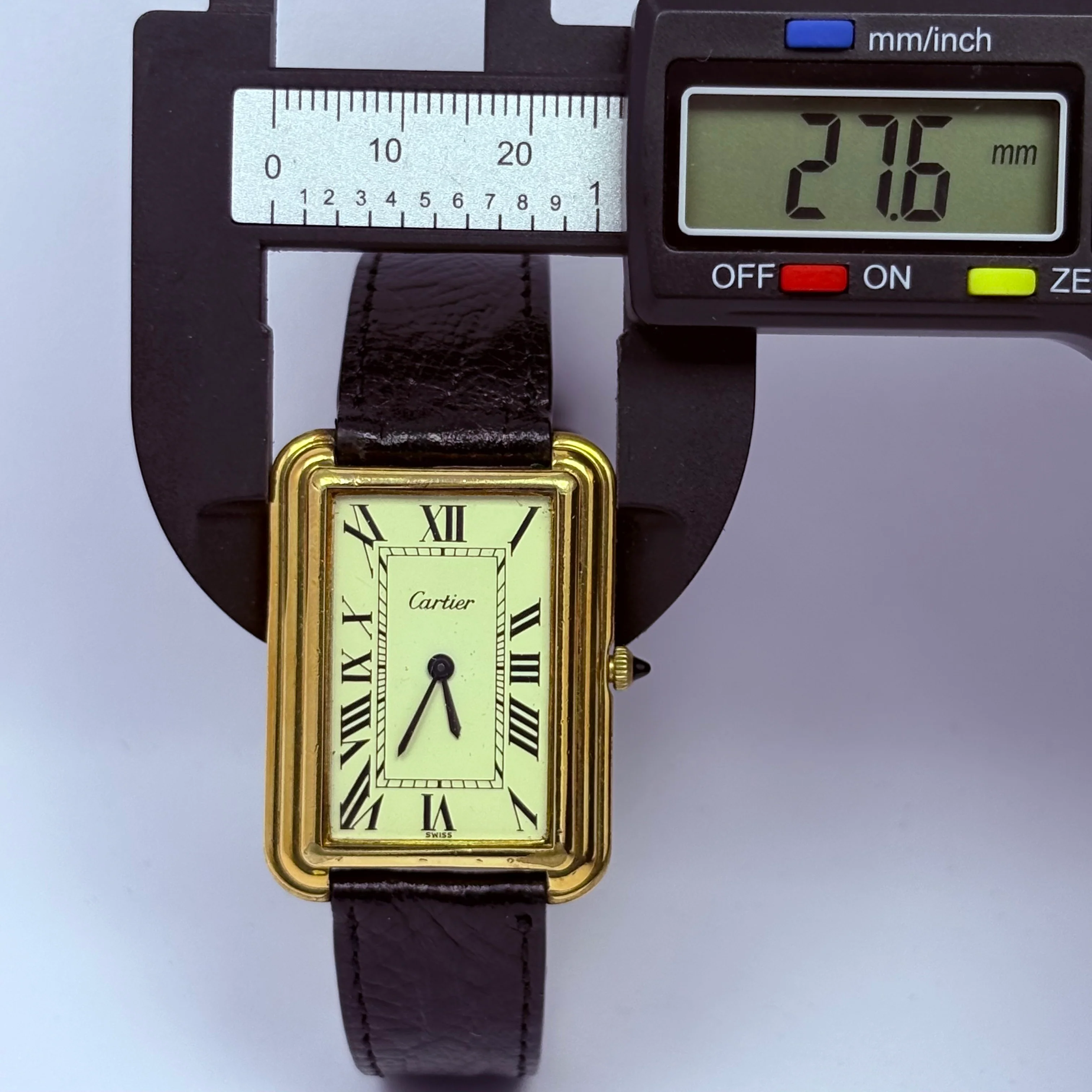 Reloj Cartier Tank Jumbo Stepped "New York" - Image 10