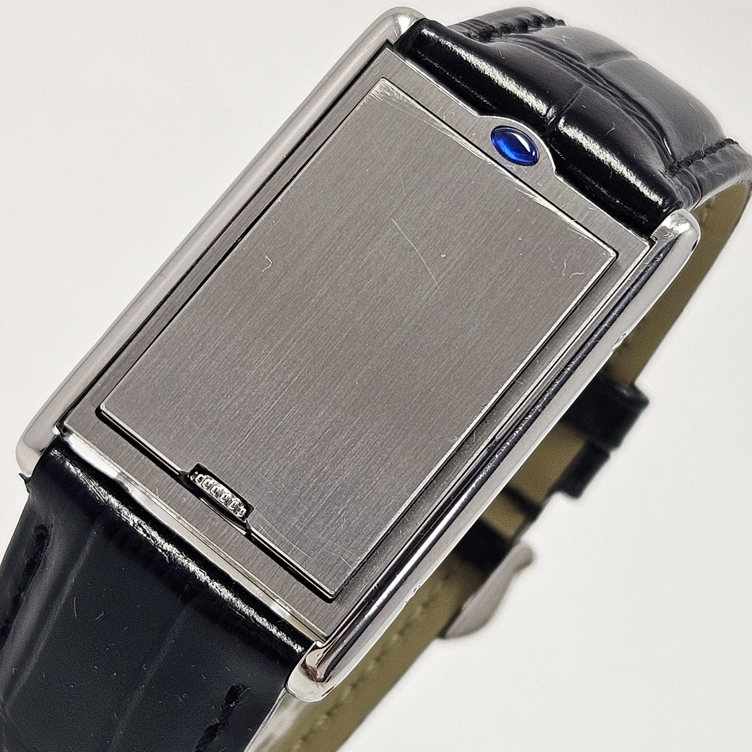 Reloj Cartier Tank Basculante 2390 Cuerda Manual Largo - Image 7