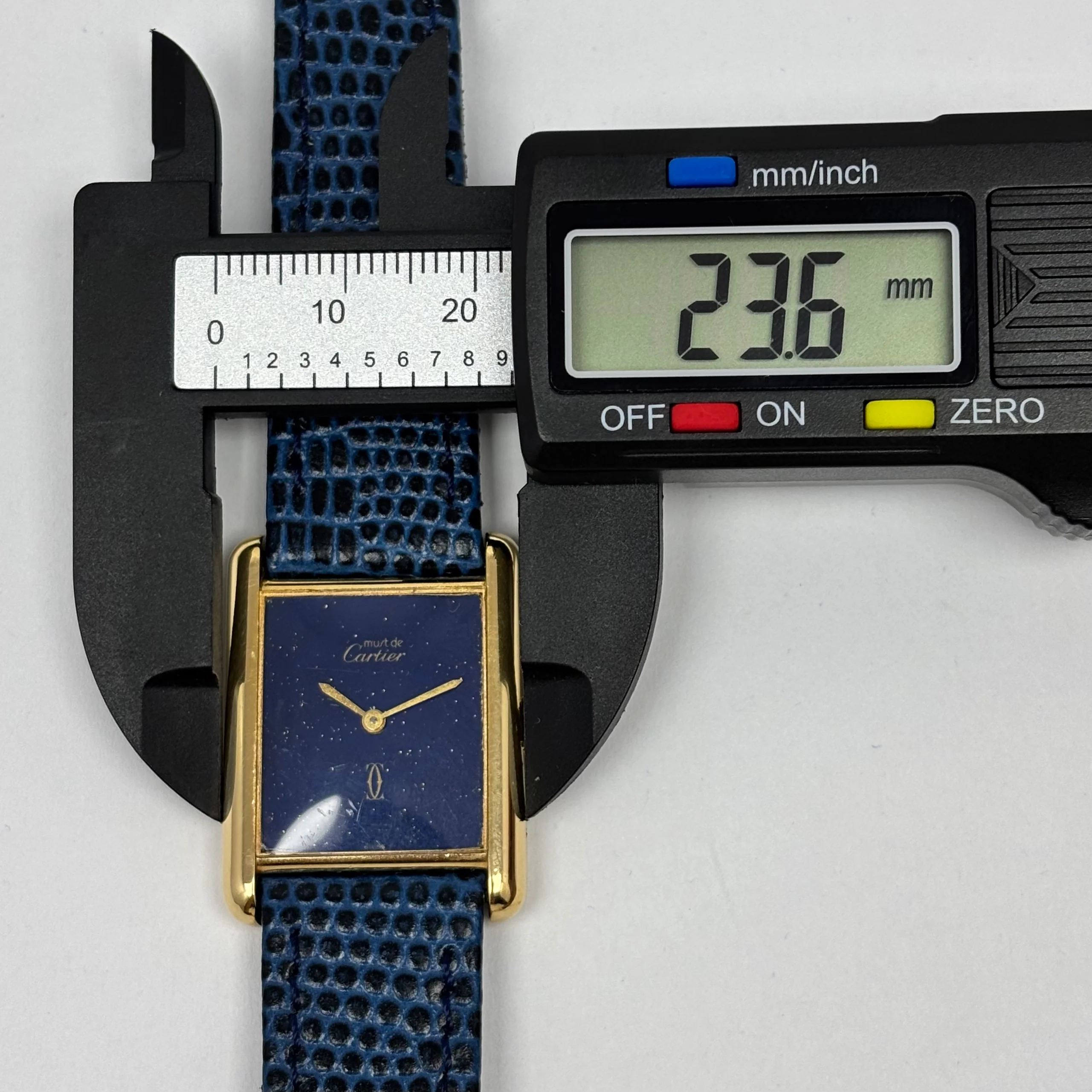 Reloj Cartier Tank Vermeil Cuerda Vintage - Image 7
