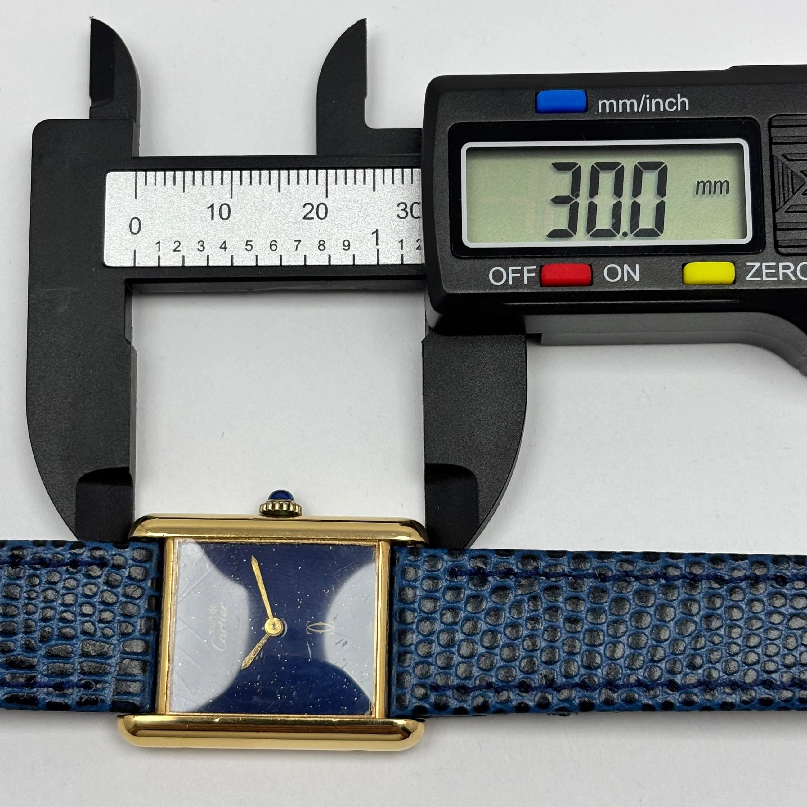 Reloj Cartier Tank Vermeil Cuerda Vintage - Image 8
