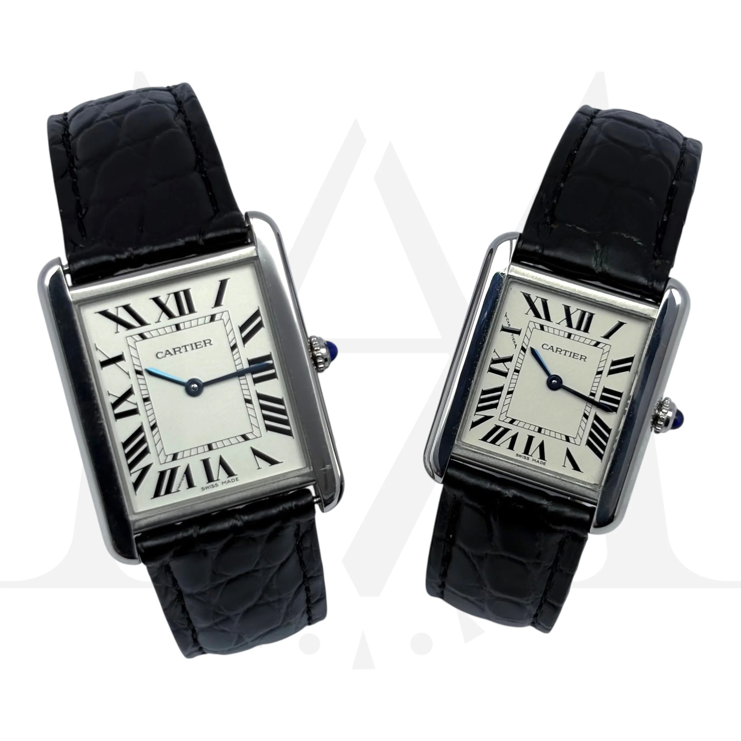 Reloj Cartier Tank Solo Quartz En Pareja