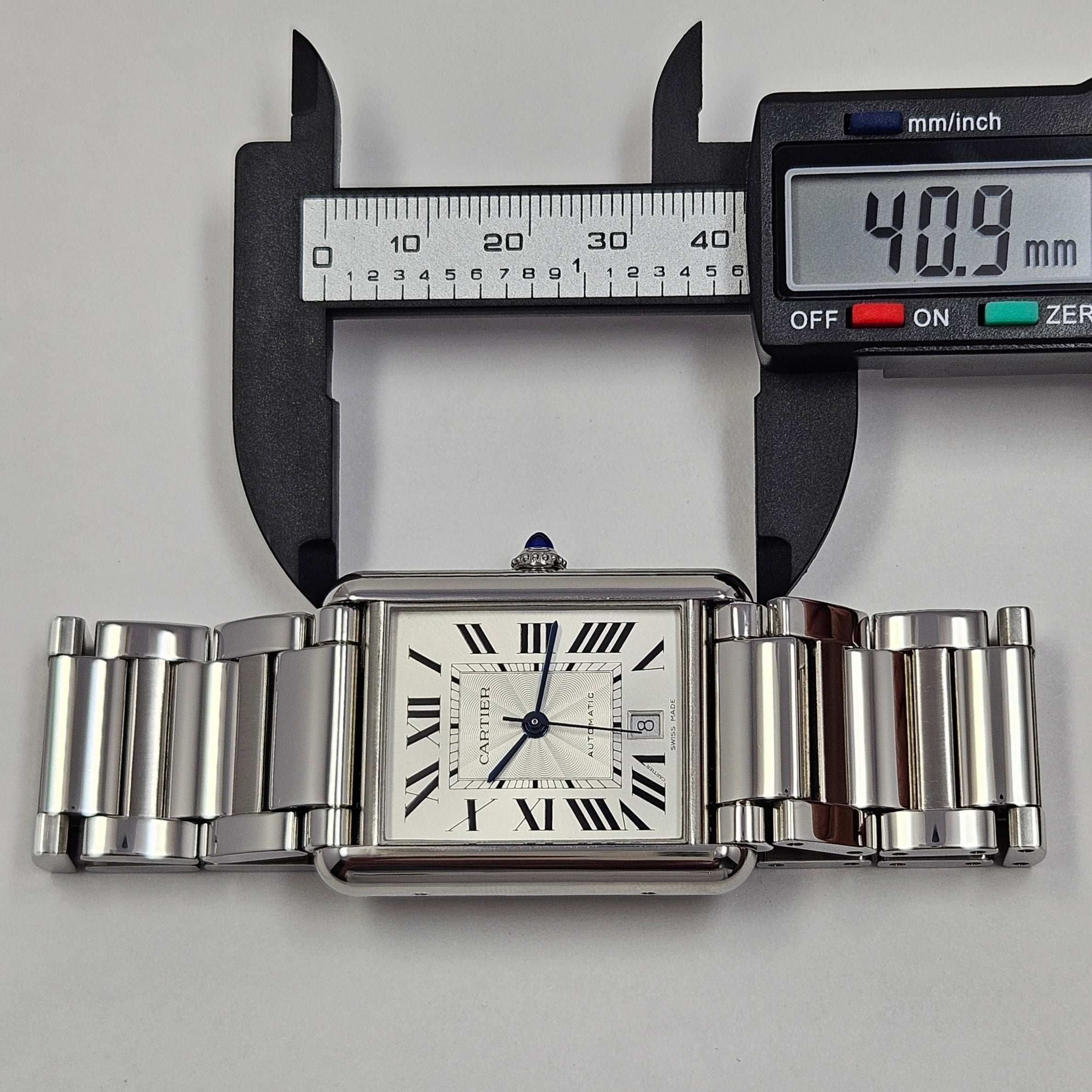 Reloj Cartier Tank XL Automatico - Image 10