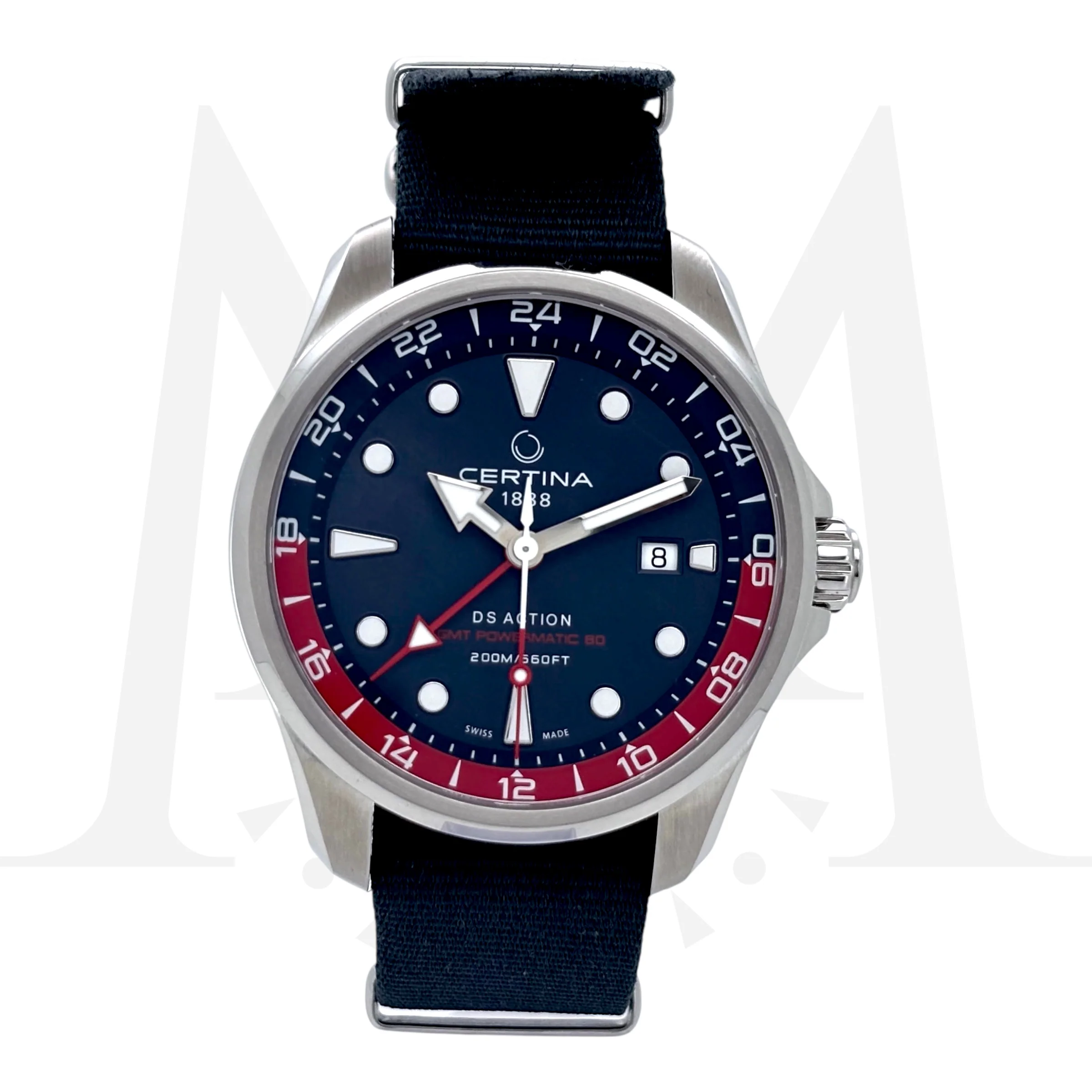 Reloj Certina Aqua DS Action GMT Automático 3️⃣