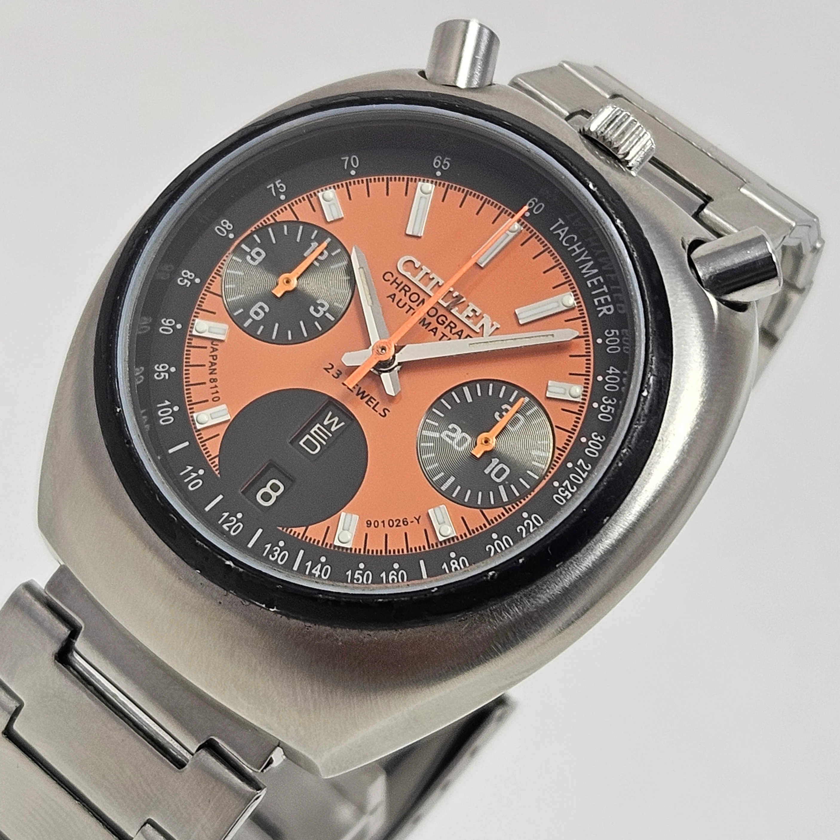Reloj Citizen Bullhead Orange Dial Cronógrafo Automático - Image 2