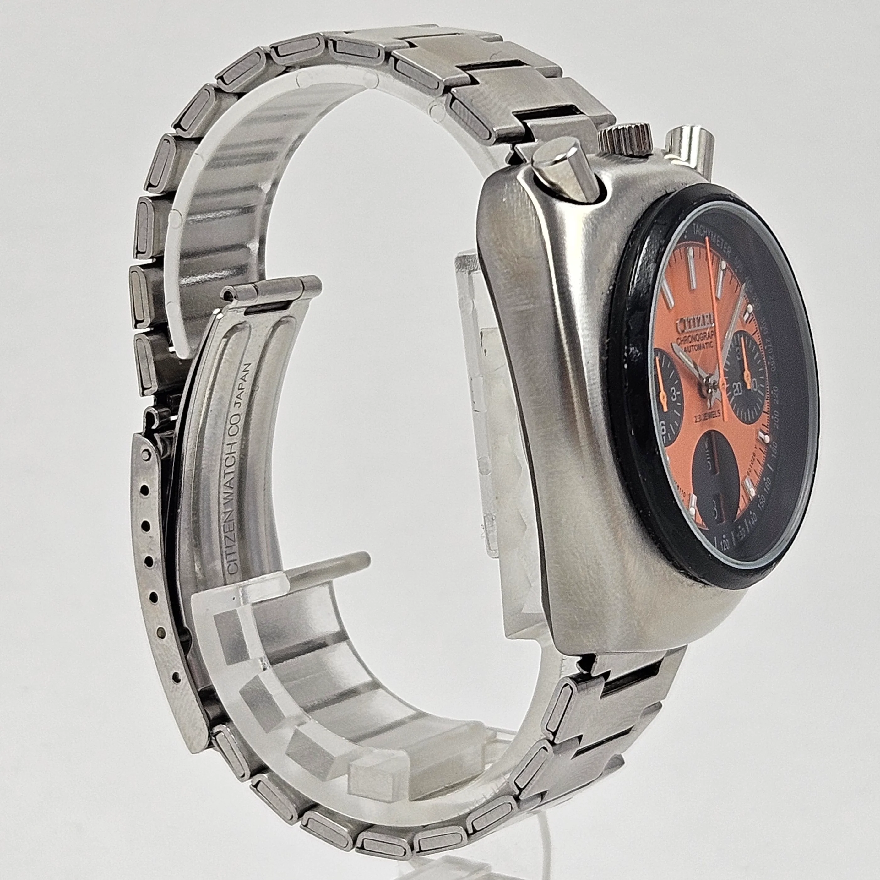 Reloj Citizen Bullhead Orange Dial Cronógrafo Automático - Image 5