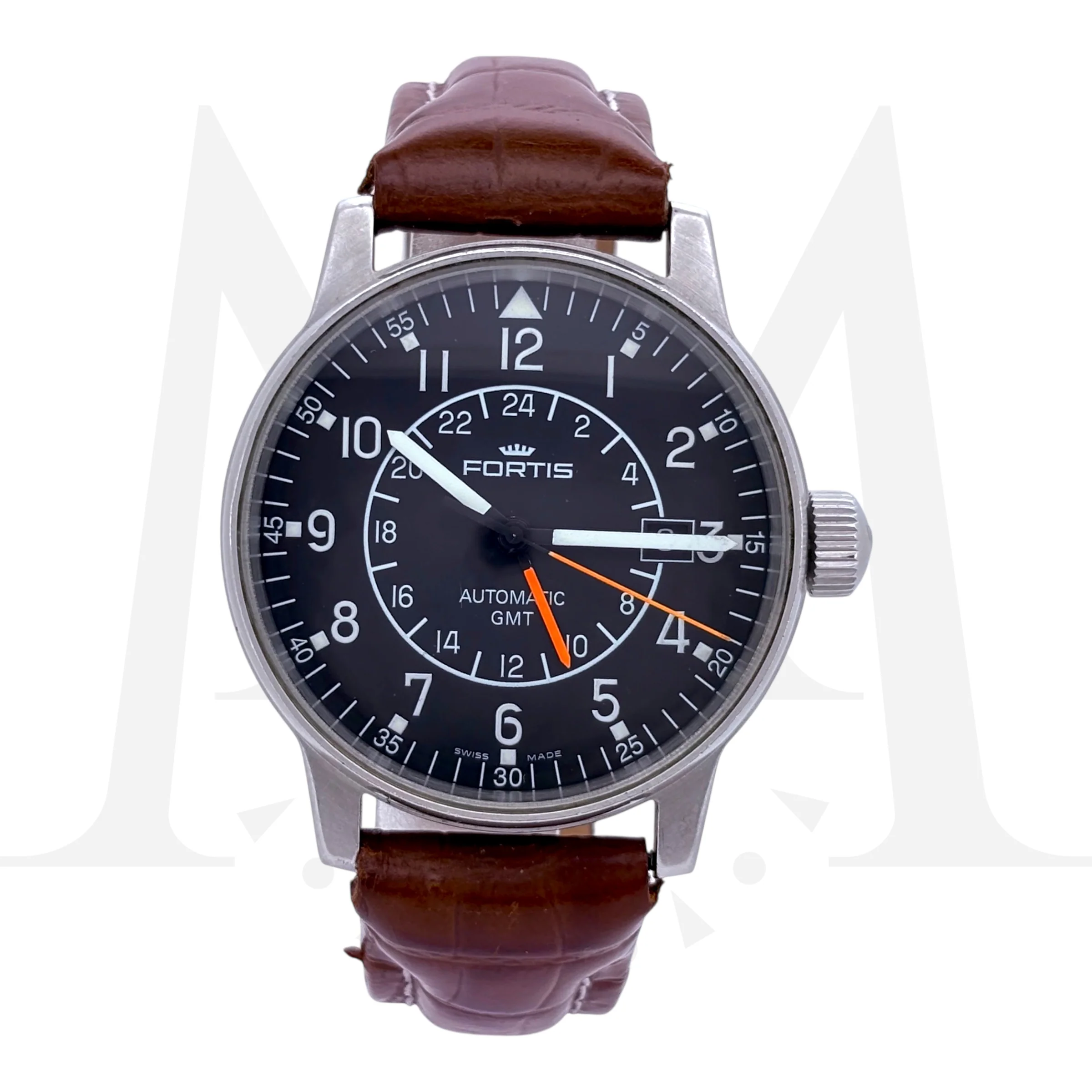 Reloj Fortis Flieger GMT Automático 3️⃣