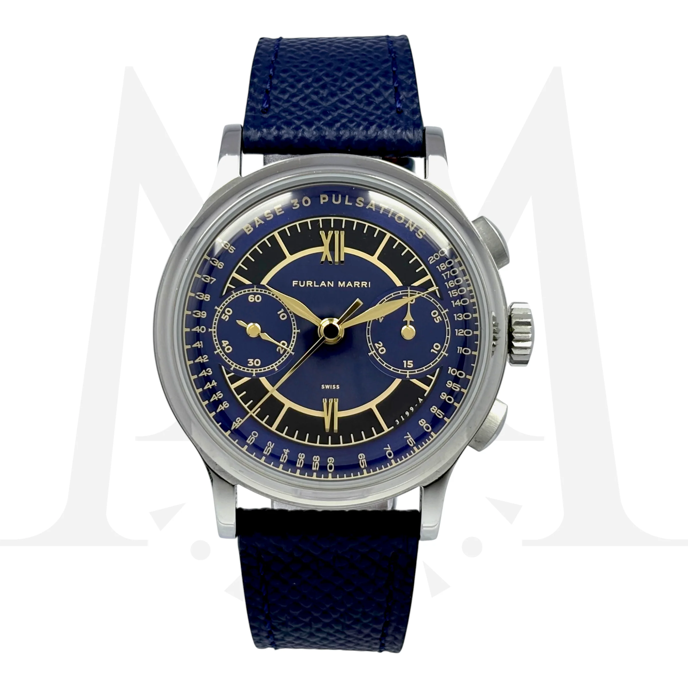Reloj Furlan Marri Blue Flyback Cuerda 3199-A