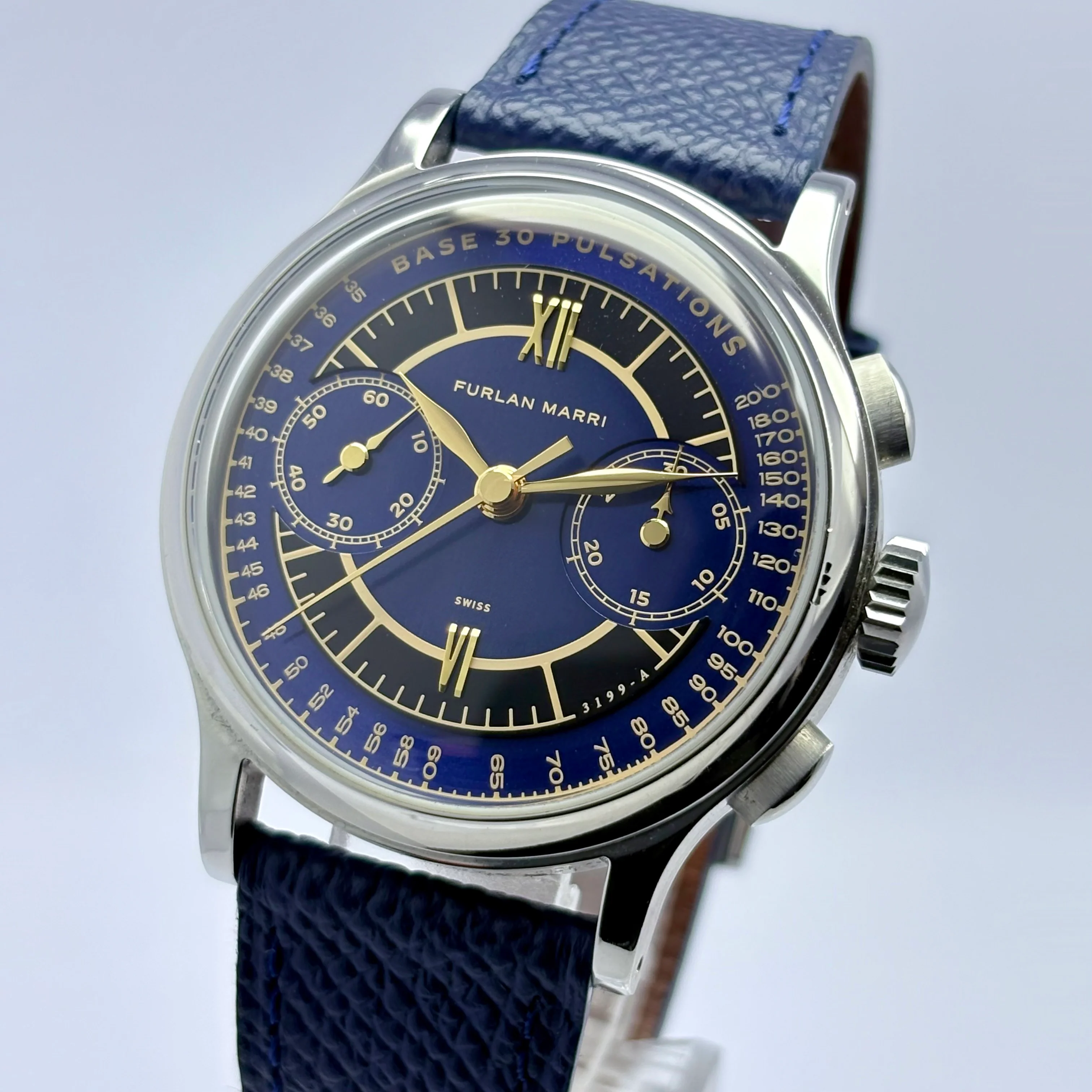 Reloj Furlan Marri Blue Flyback Cuerda 3199-A - Image 2