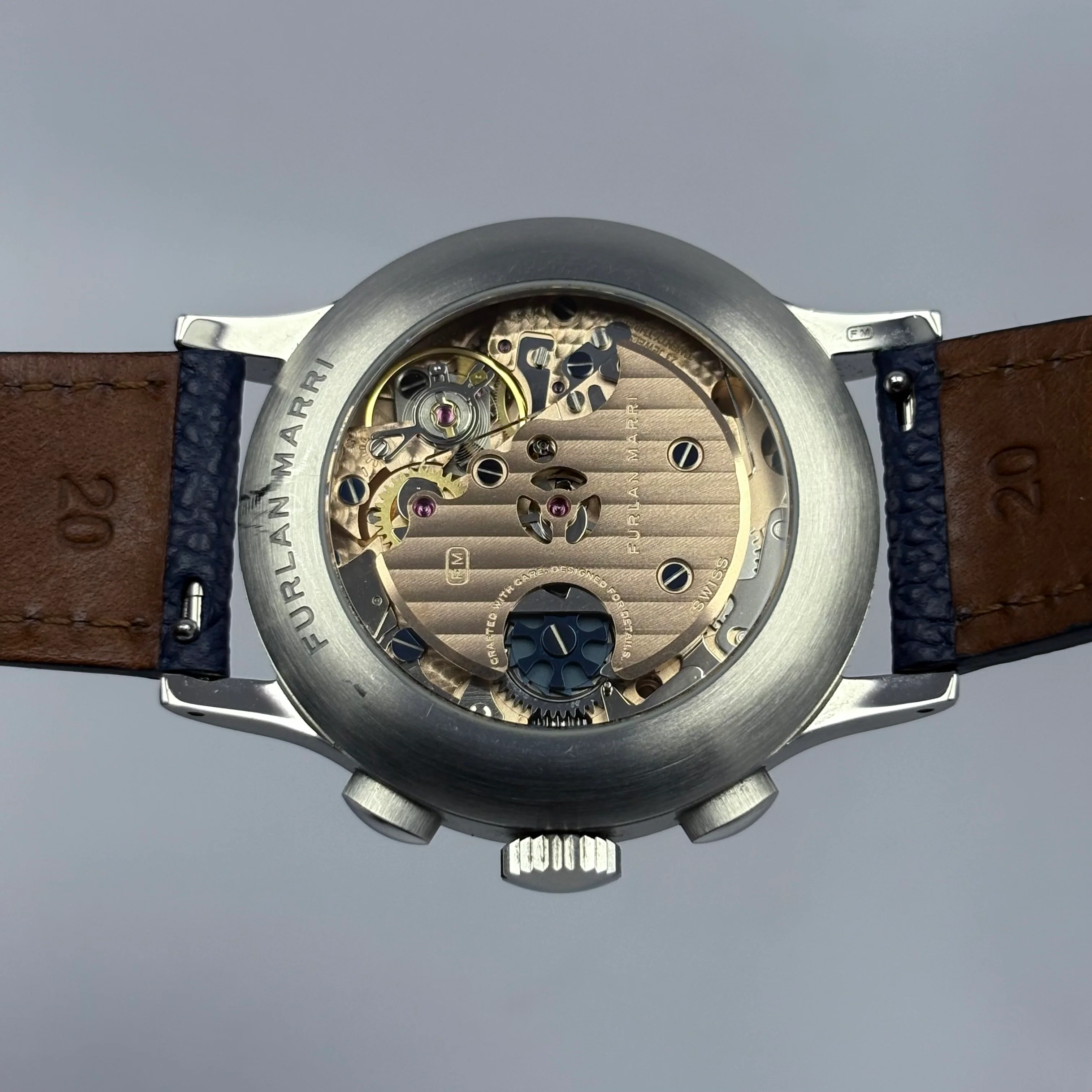Reloj Furlan Marri Blue Flyback Cuerda 3199-A - Image 6