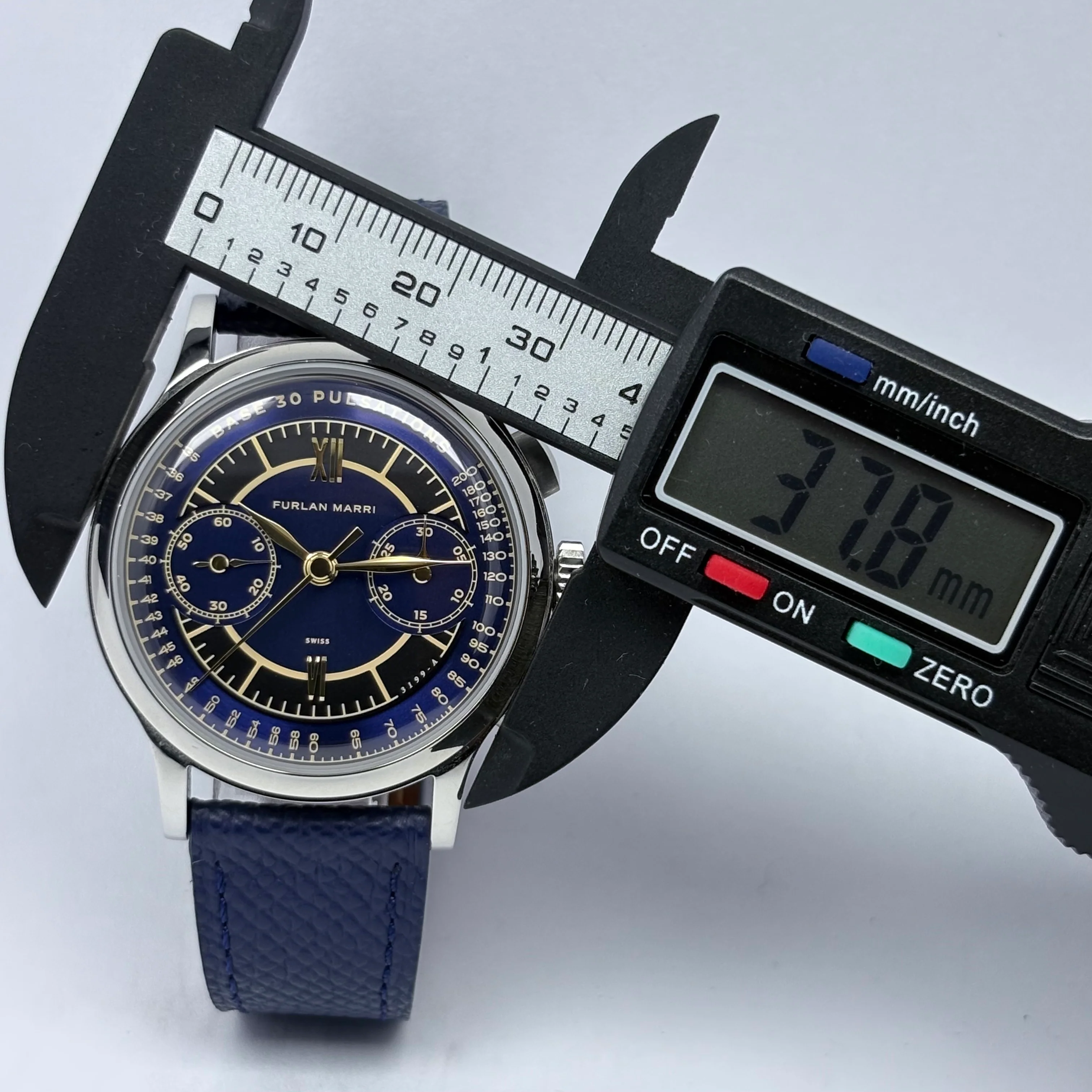 Reloj Furlan Marri Blue Flyback Cuerda 3199-A - Image 9