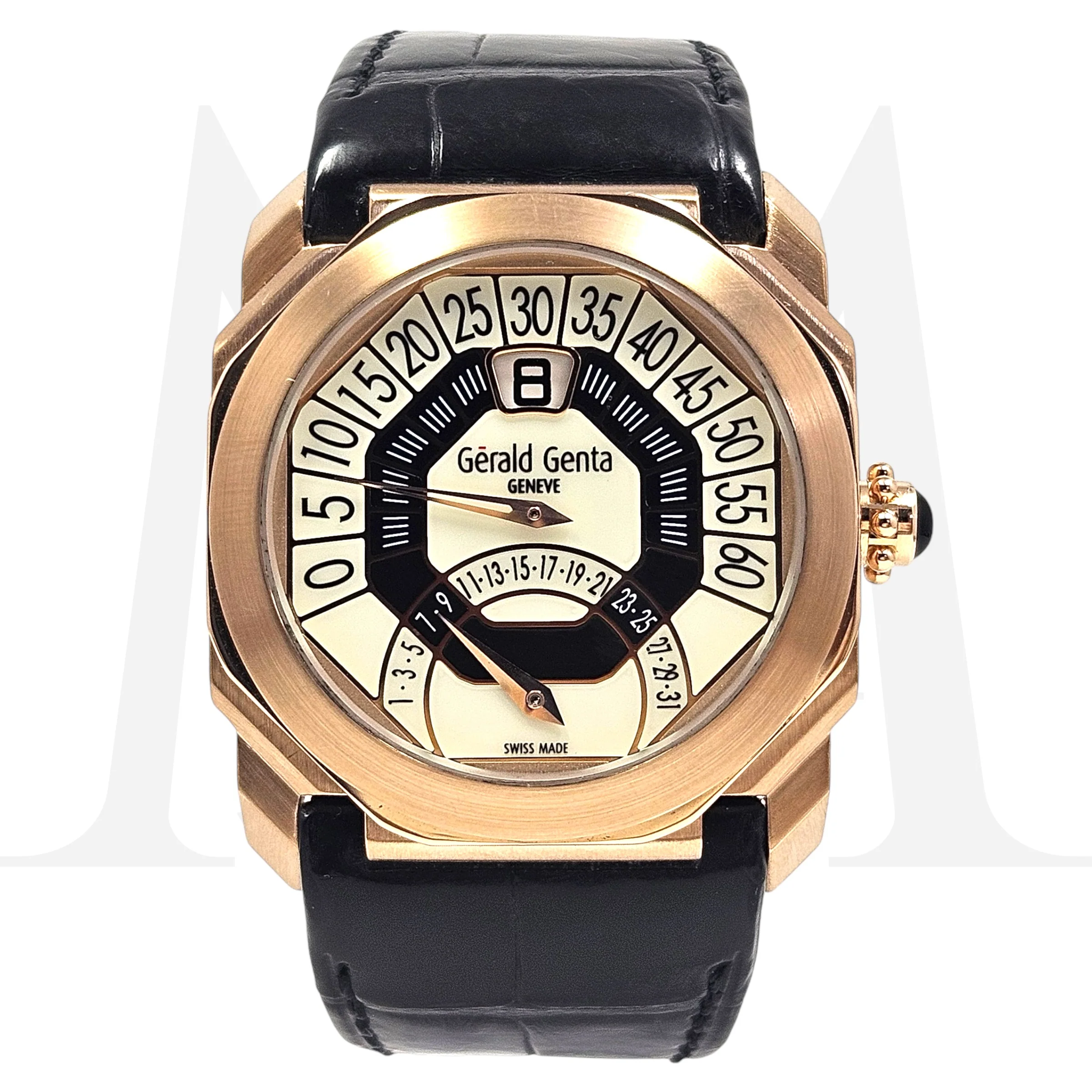 Reloj Gerald Genta Octo Bi-Retro Automático Oro Rosa 18k